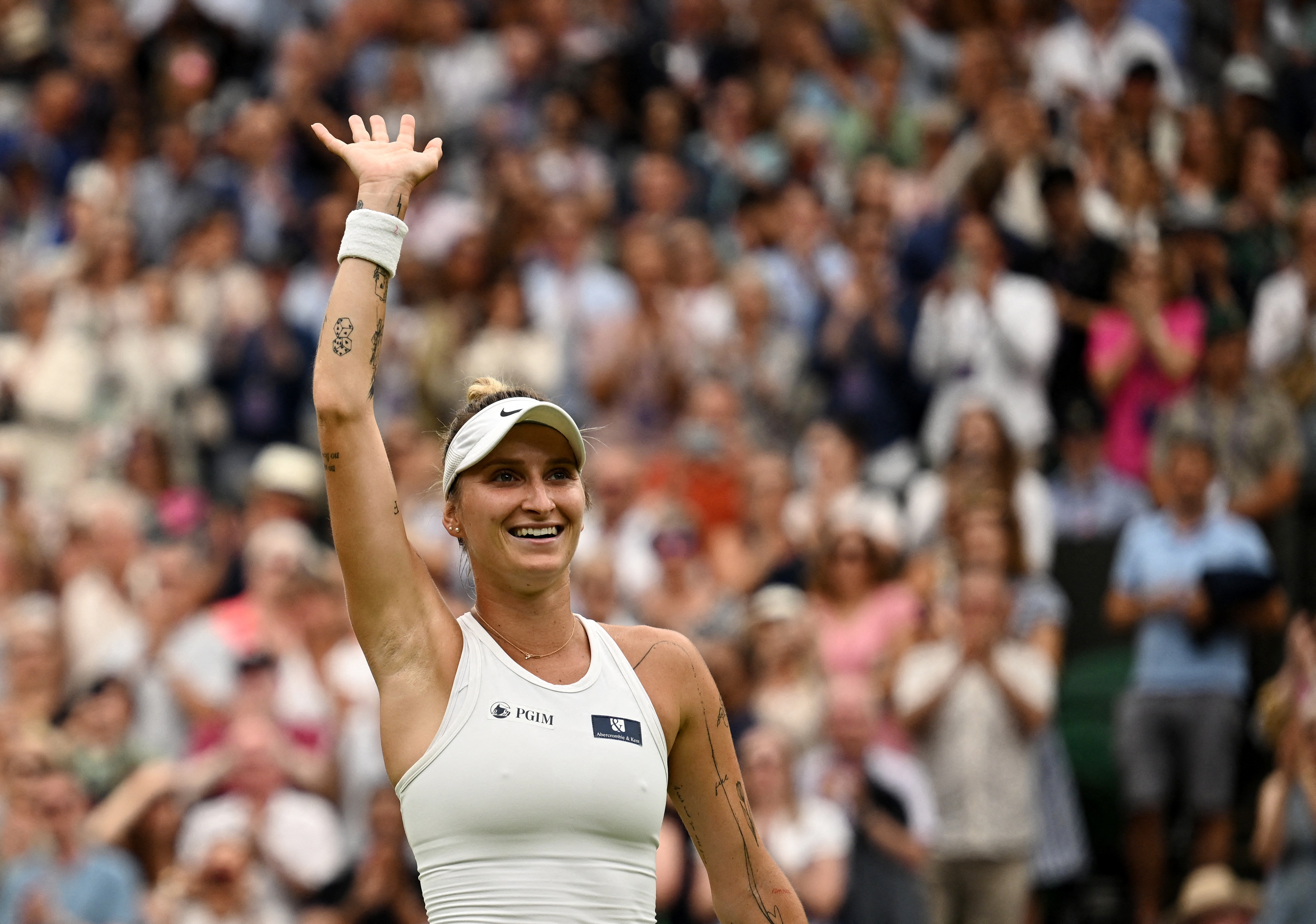 Marketa Vondrousova of Czech Republic becomes 1st unseeded woman to win  Wimbledon