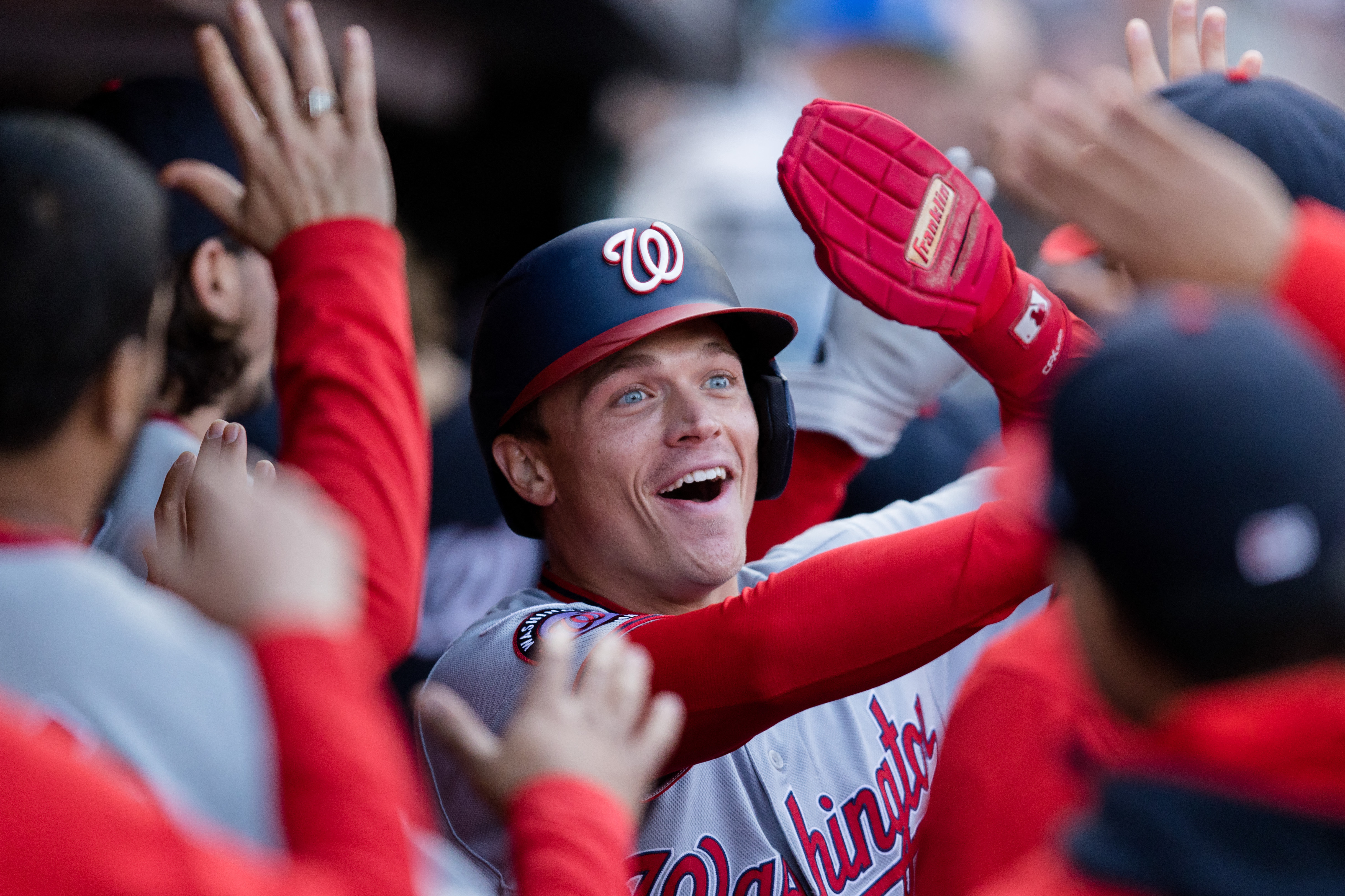 Abrams, Thomas homer, rookie Jake Irvin strikes out 9 as Nationals defeat  Giants 5-3 - The San Diego Union-Tribune