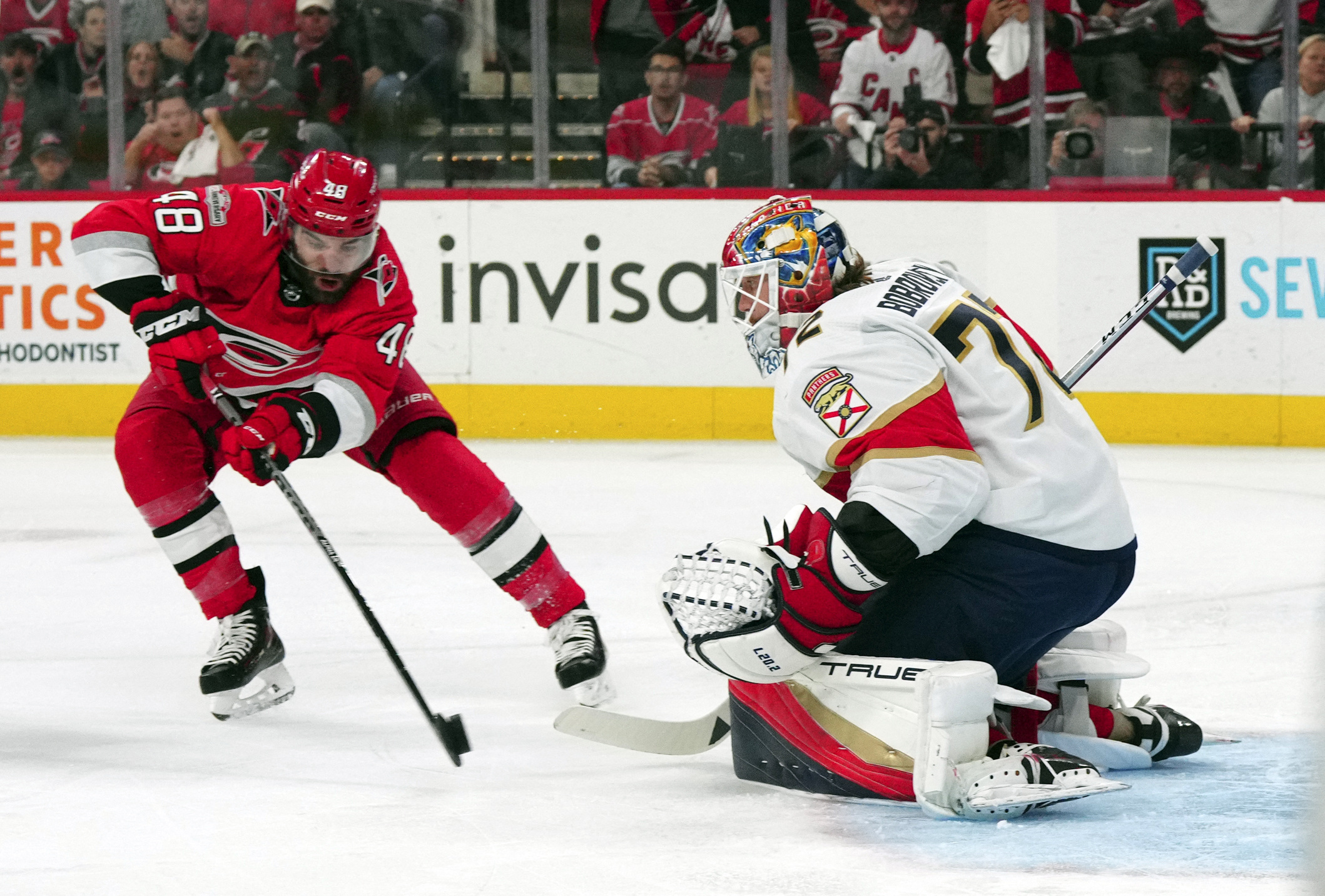 NHL PLAYOFFS: Tkachuk, Panthers top Hurricanes in overtime again