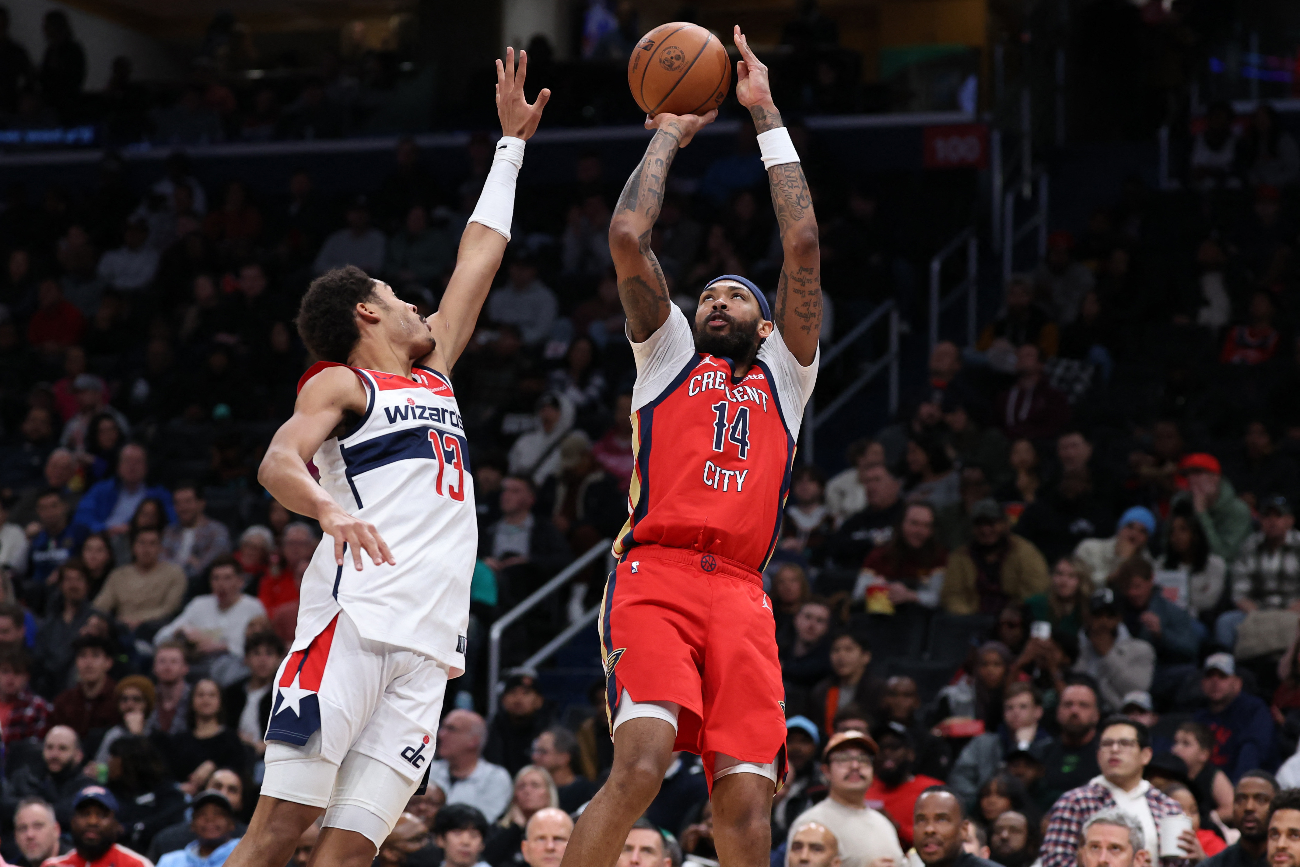 Brandon Ingram nets 40 as Pelicans overwhelm Wizards