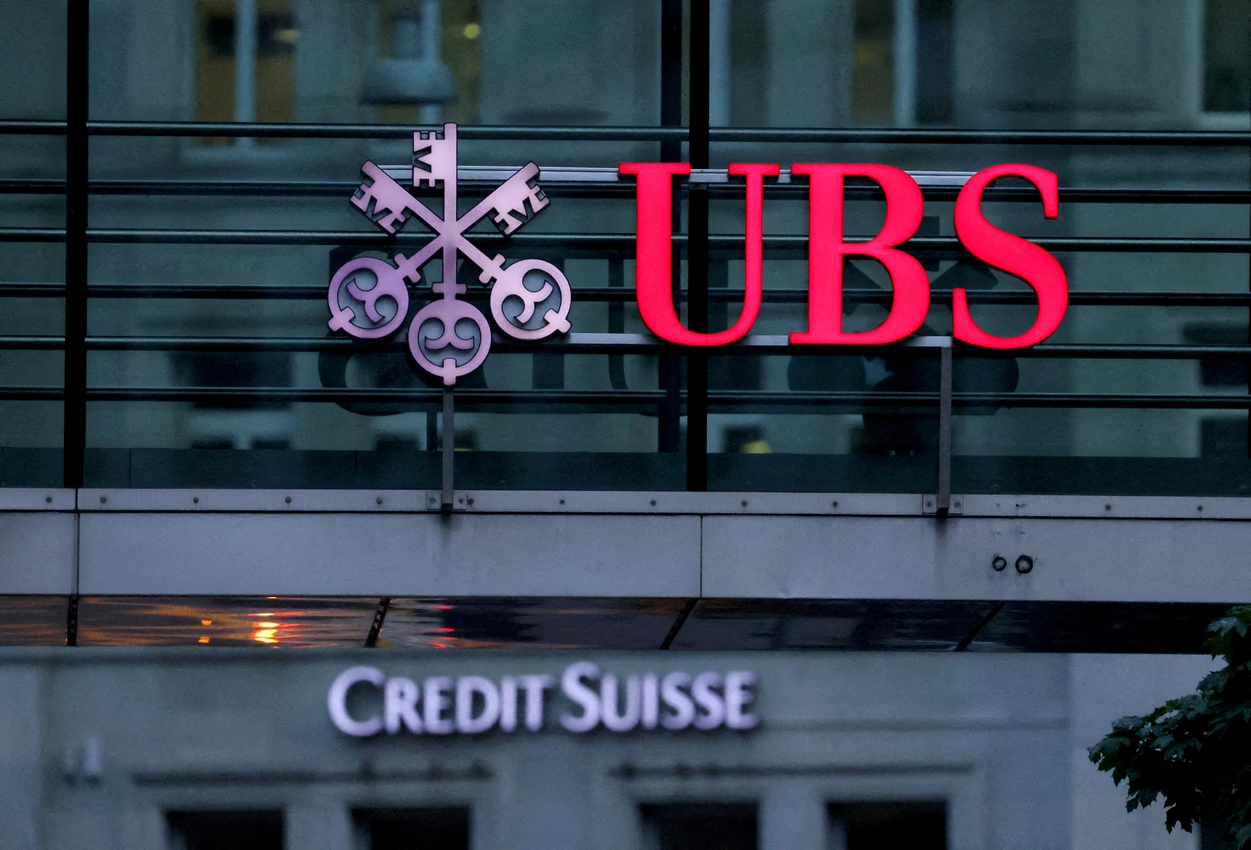 Swiss bank UBS news conference in Zurich