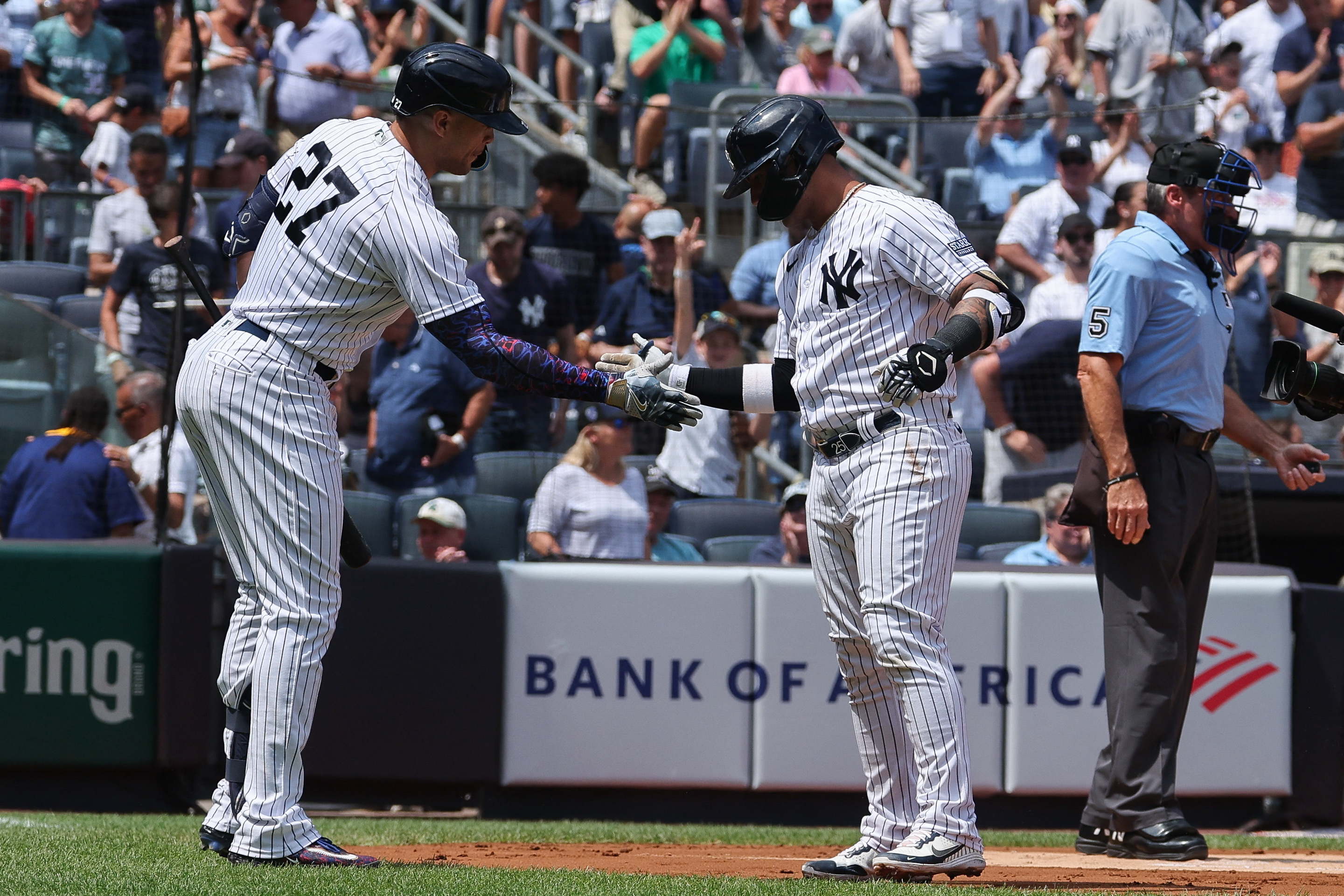 Meyers hits pair of 3-run HRs and Astros go deep 4 times to beat Yankees  9-7 for a 4-game split