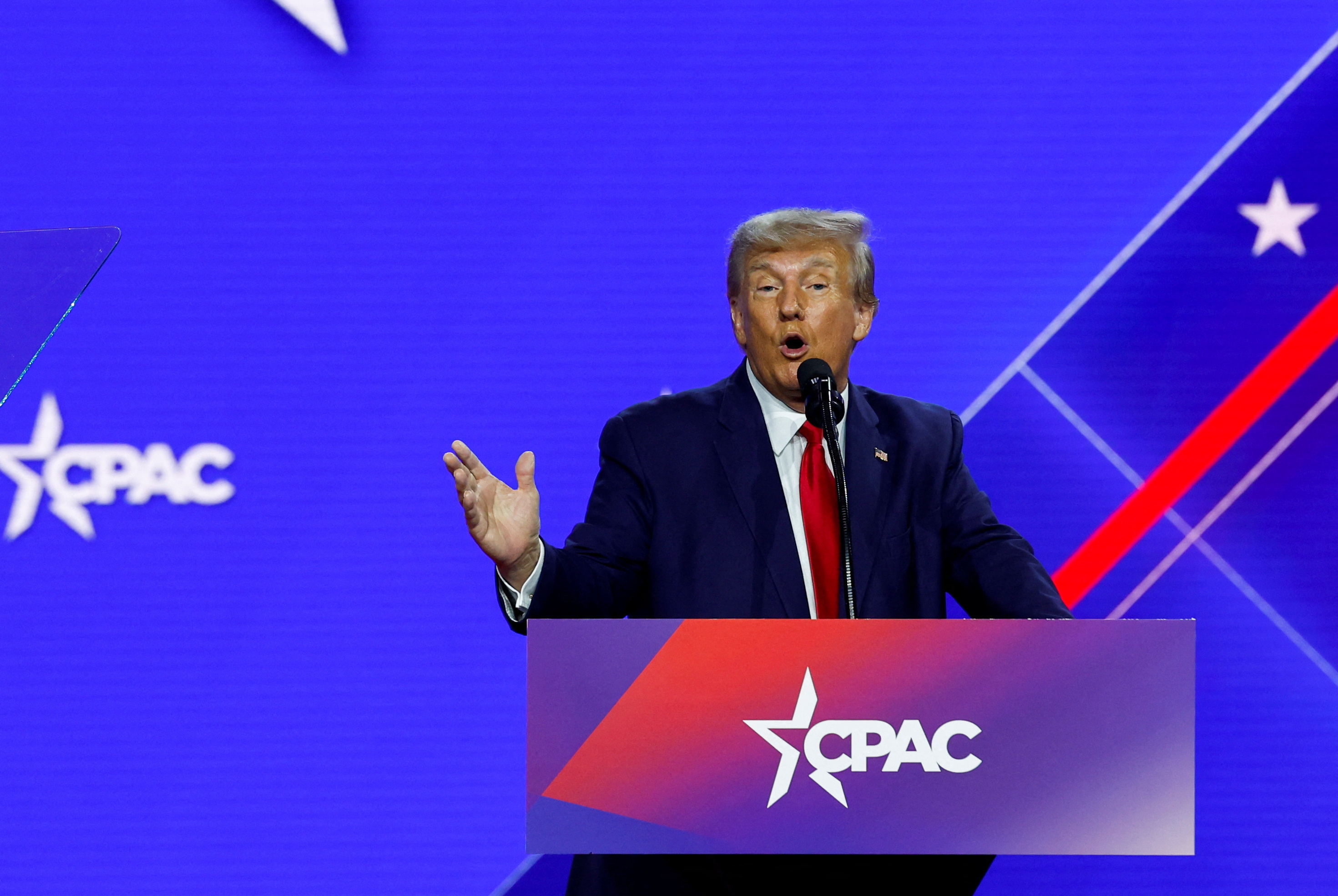At rightwing CPAC forum, Trump shows why he'll be tough to topple