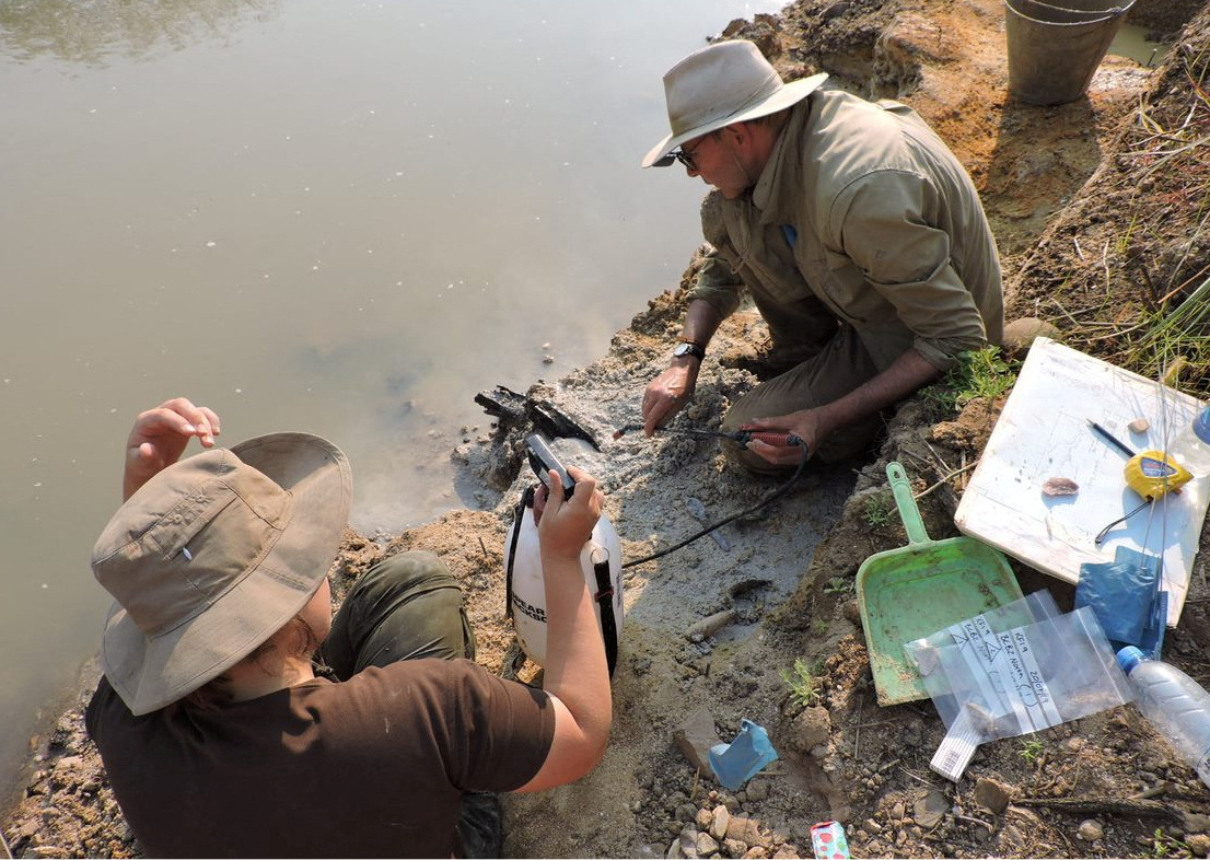 Researchers uncover wooden artefacts on the banks of the Kalambo River in Zambia