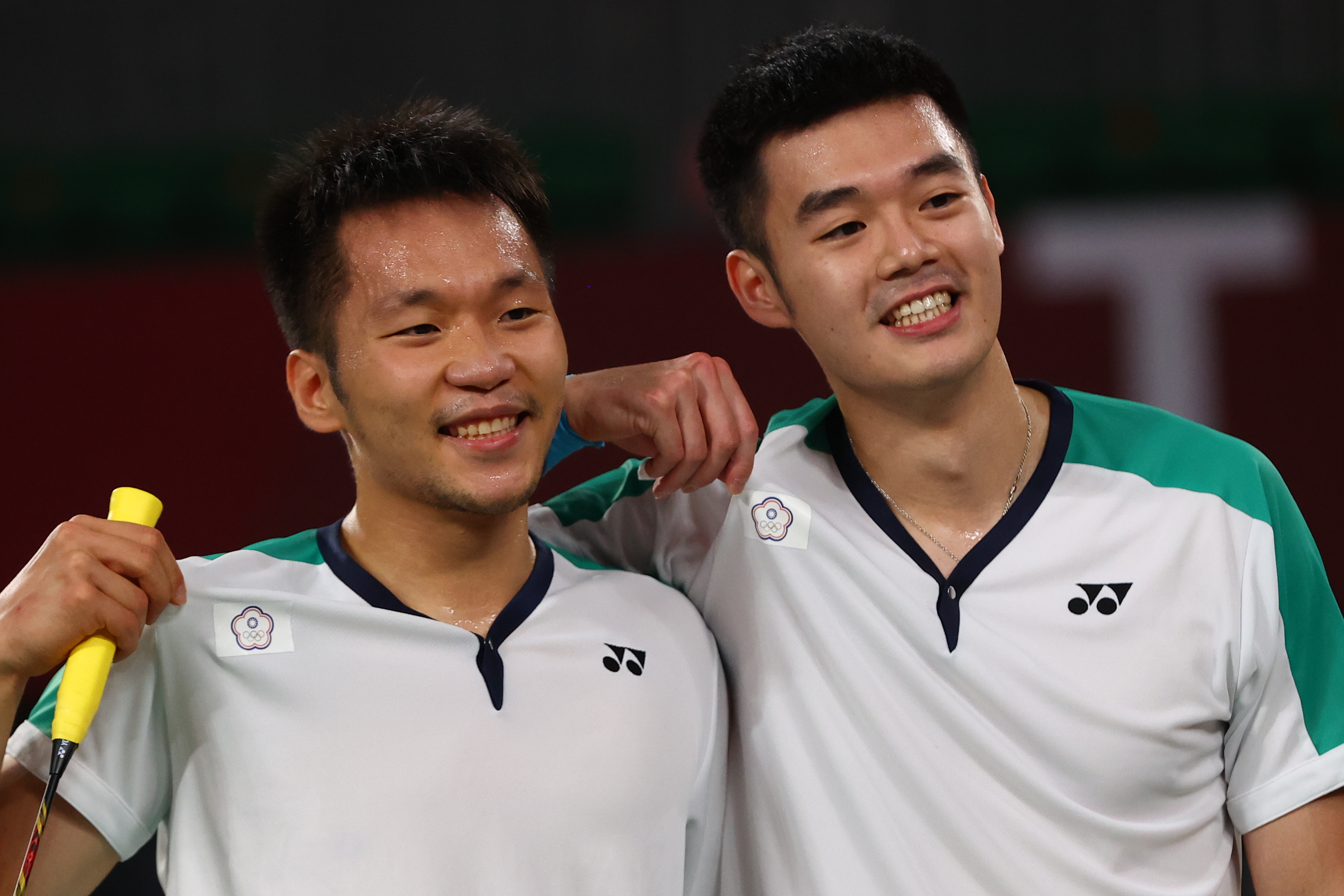 Men double badminton tokyo