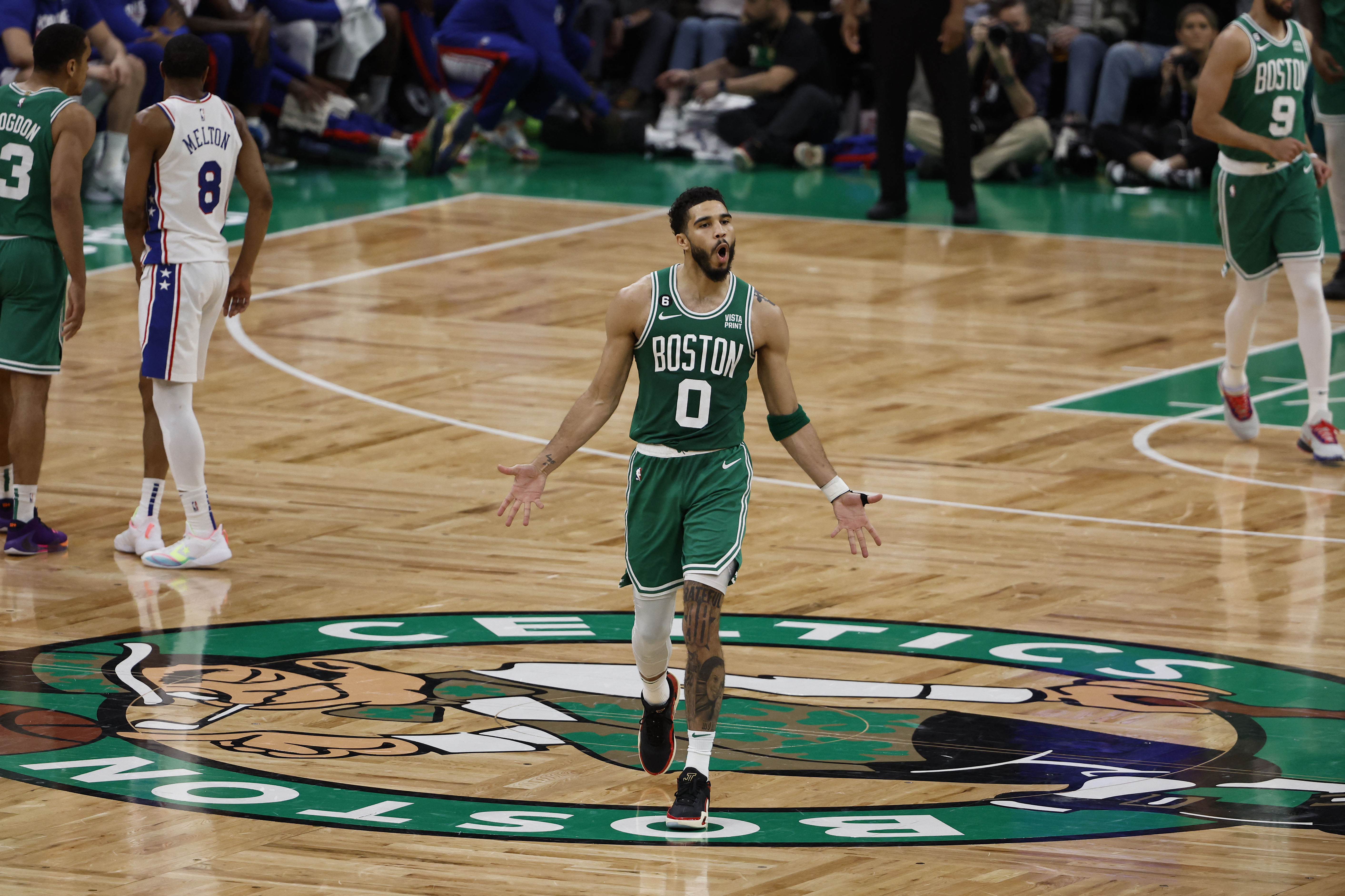 Jayson Tatum sets Game 7 record with 51 points in win over 76ers