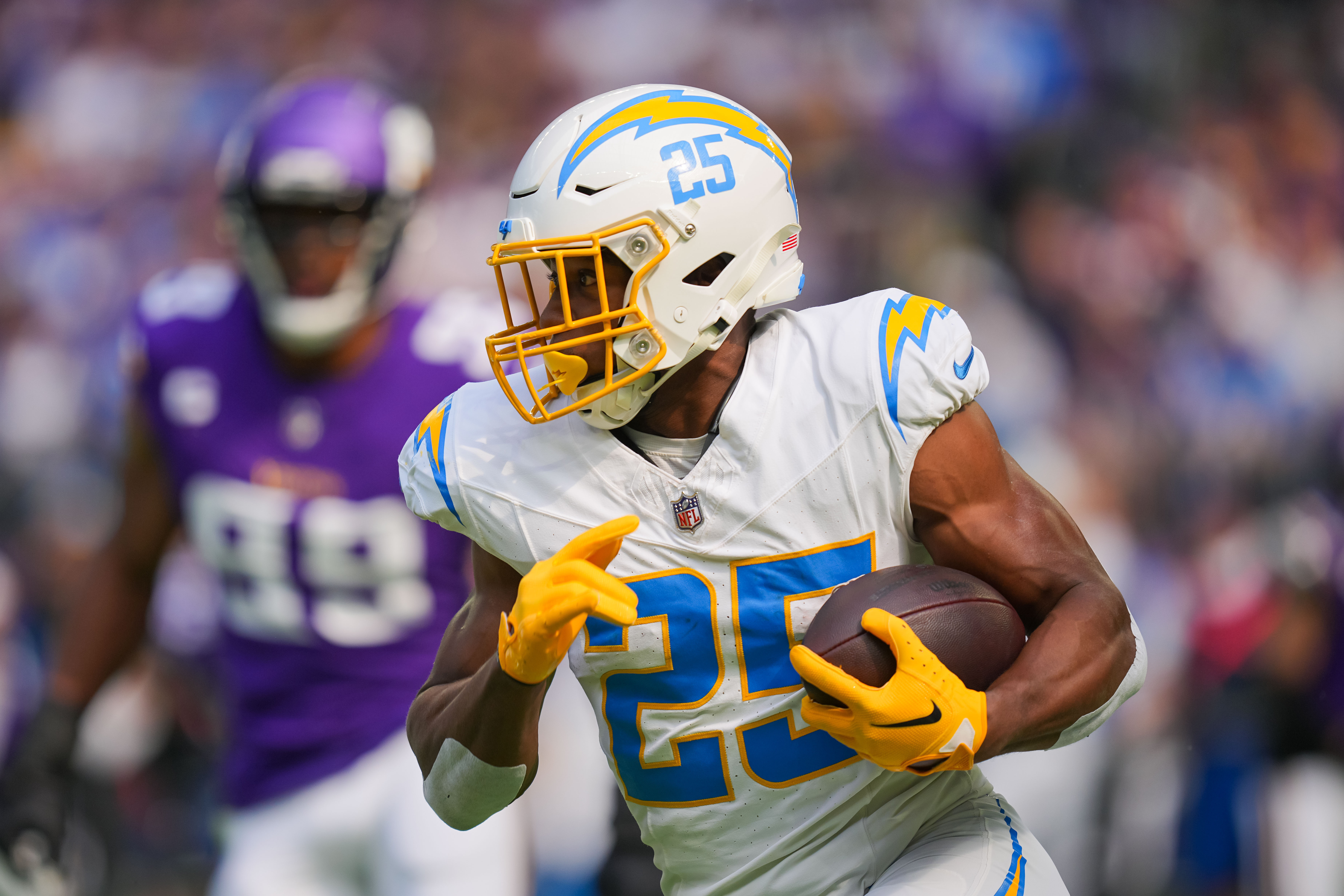 Chargers' 28-24 road victory over the Minnesota Vikings by the numbers