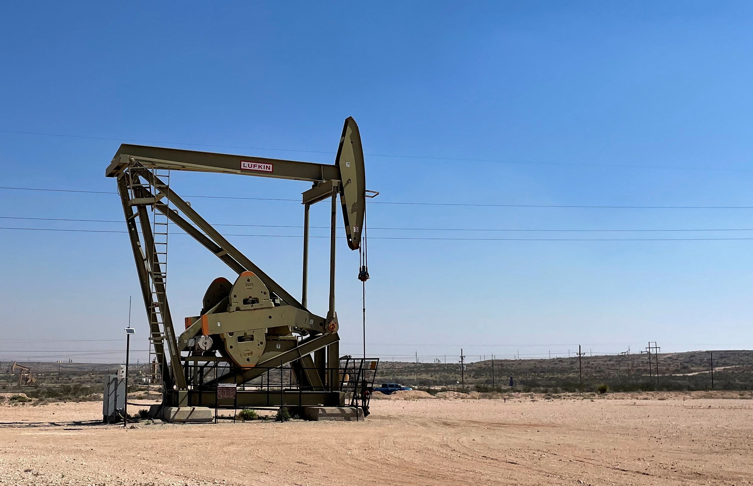Oil and gas drilling sites in New Mexico