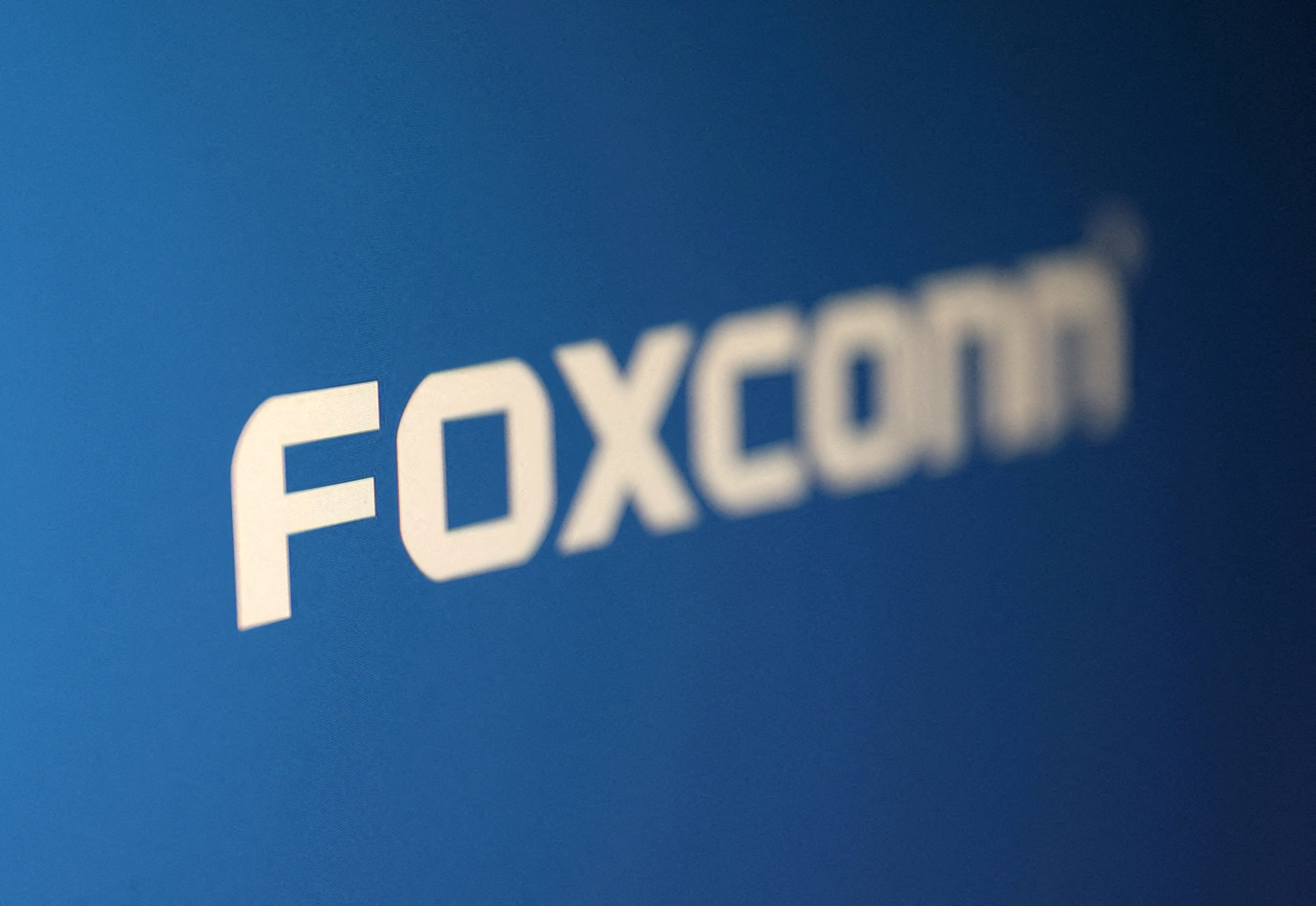 The Foxconn logo is seen in this illustration