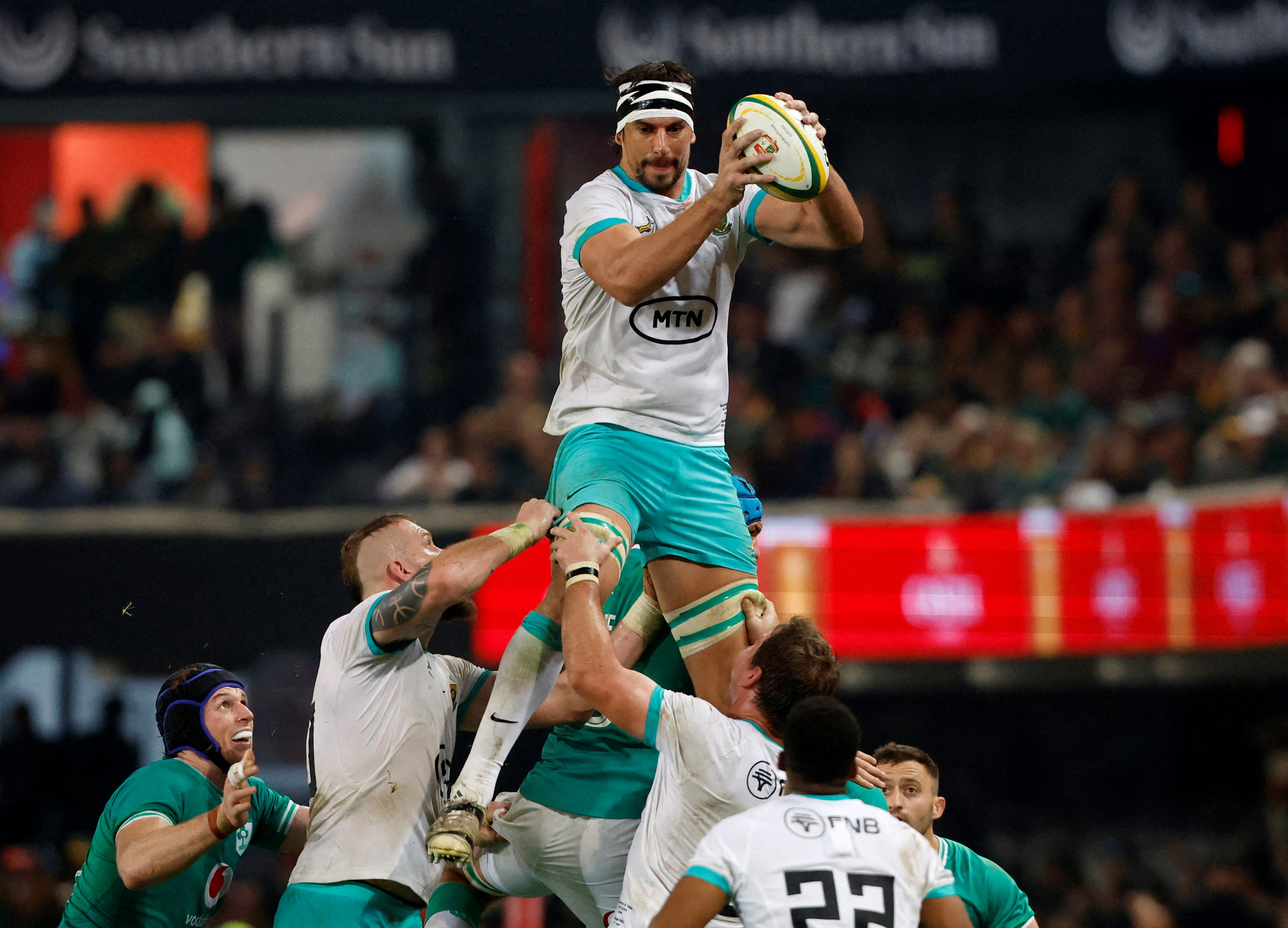 Springboks make 11 changes to starting team for Scotland test Reuters