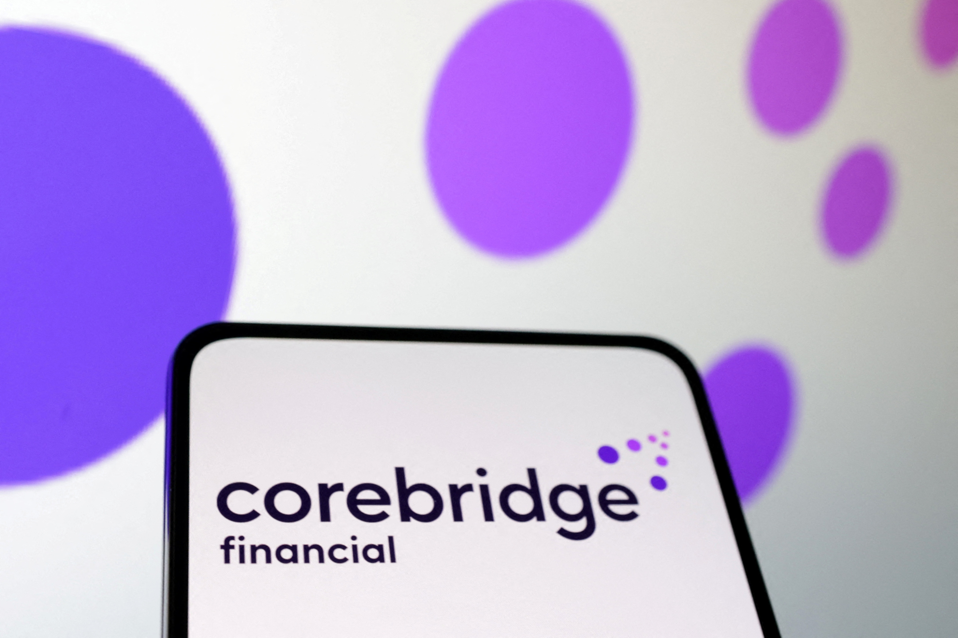 Illustration showing Corebridge Financial Inc logo