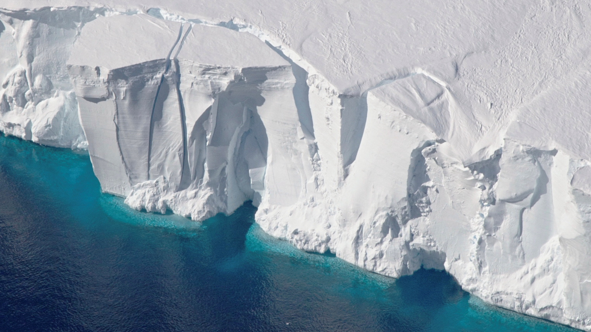 Satellite imagery shows Antarctic ice shelf crumbling faster than thought