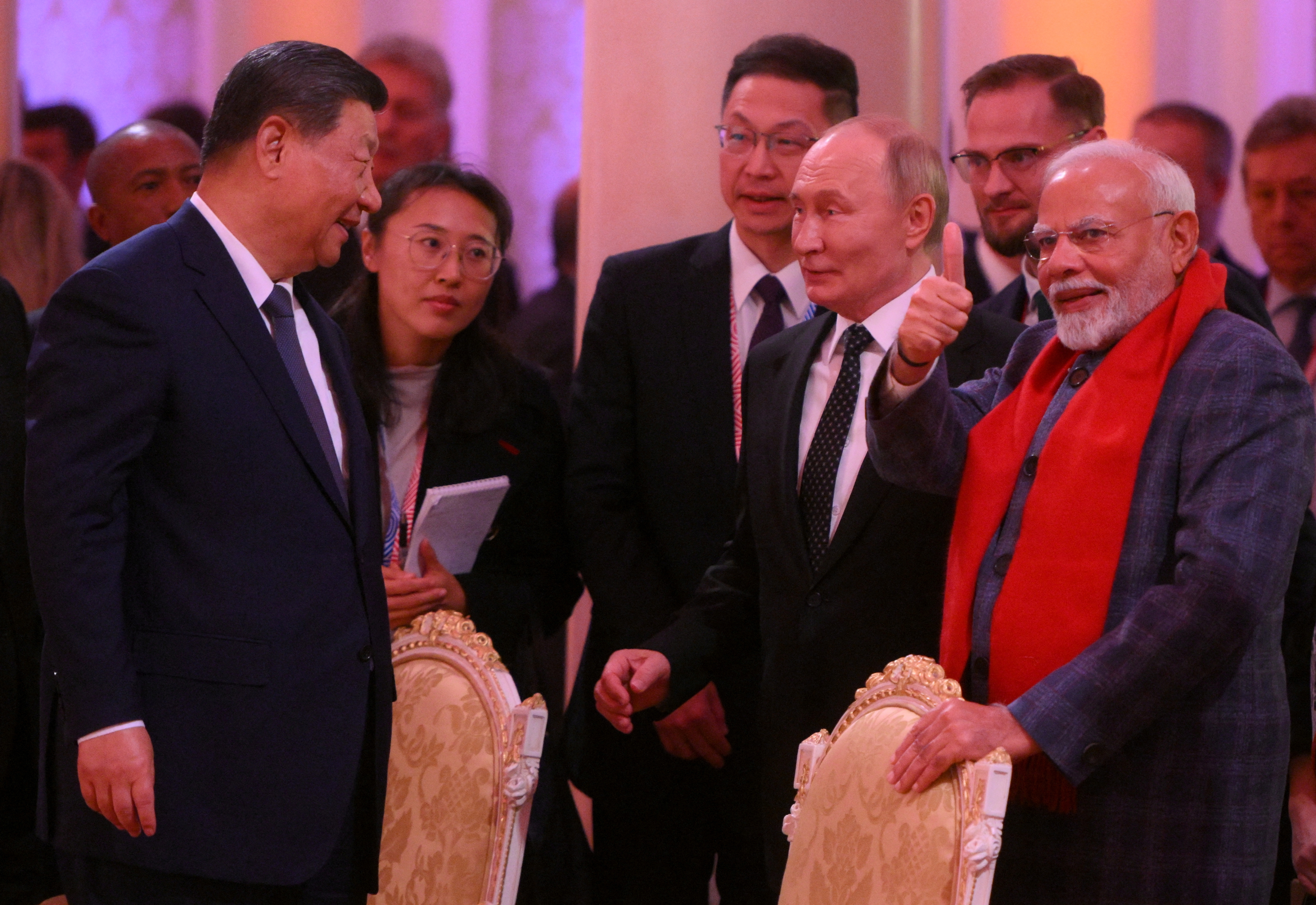 Participants of the BRICS Summit attend a concert in Kazan
