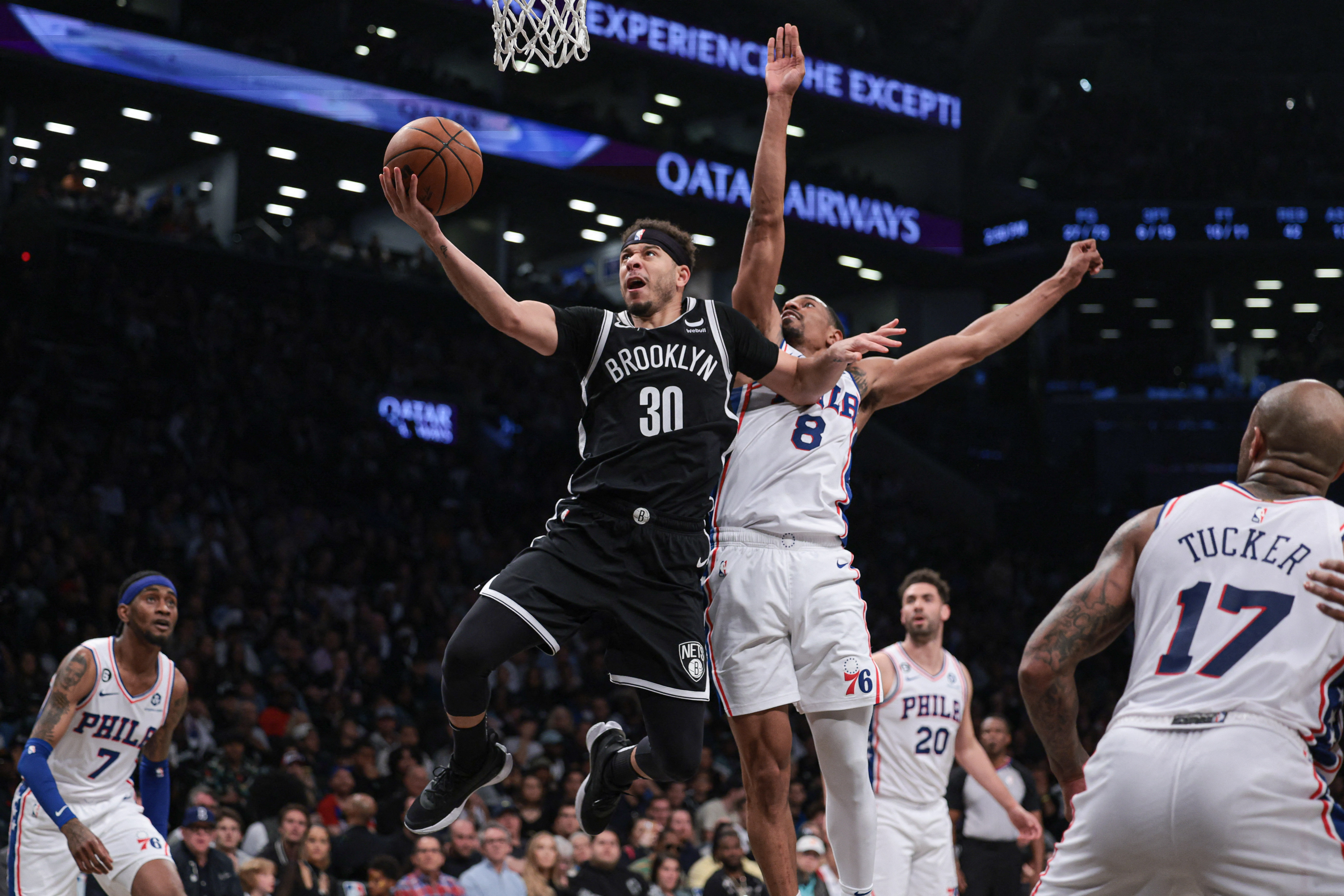 Tobias Harris balks at claim he's been more aggressive in Sixers-Nets  series: 'I'm always locked in