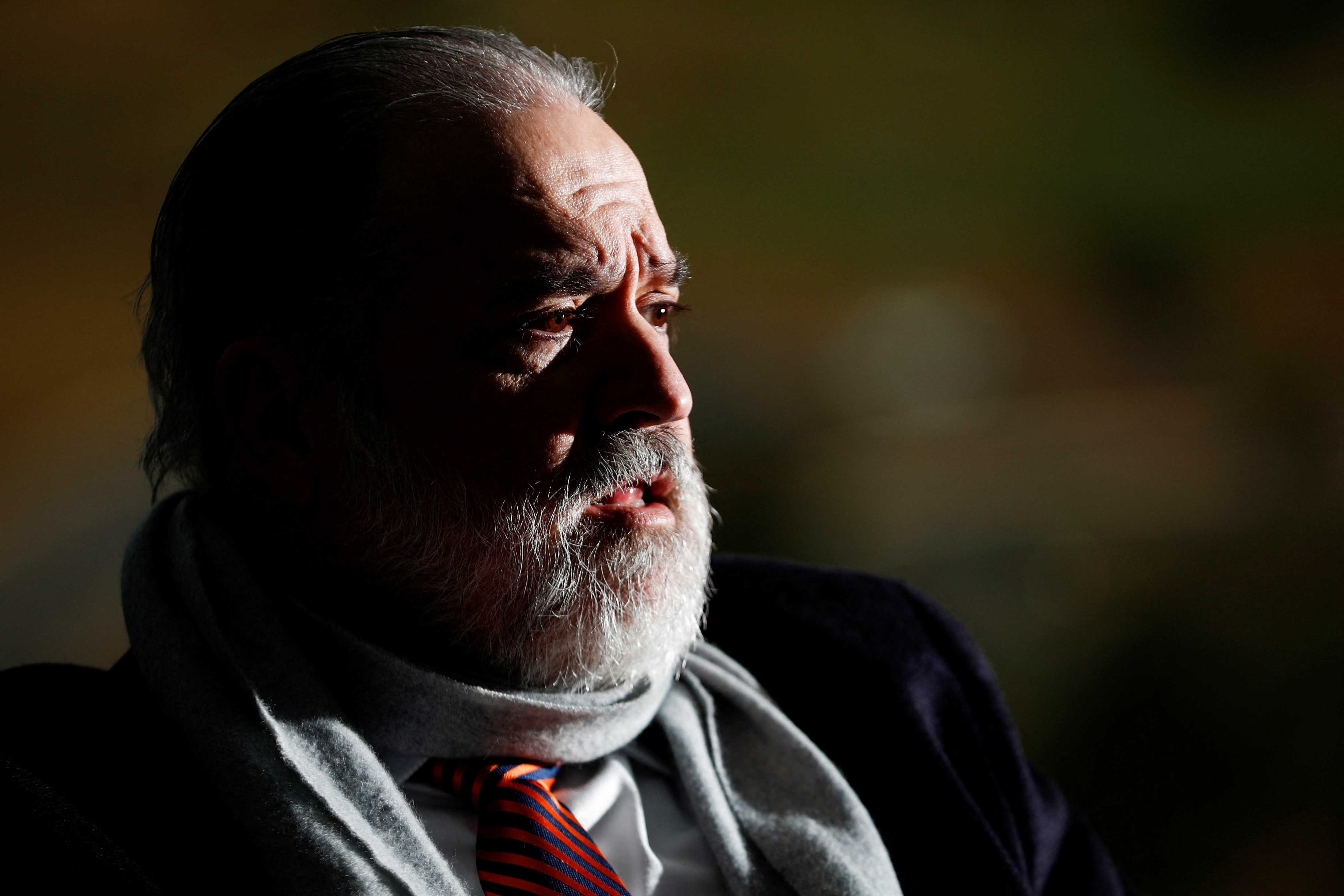 Brazil's Prosecutor-General Augusto Aras attends an interview with Reuters