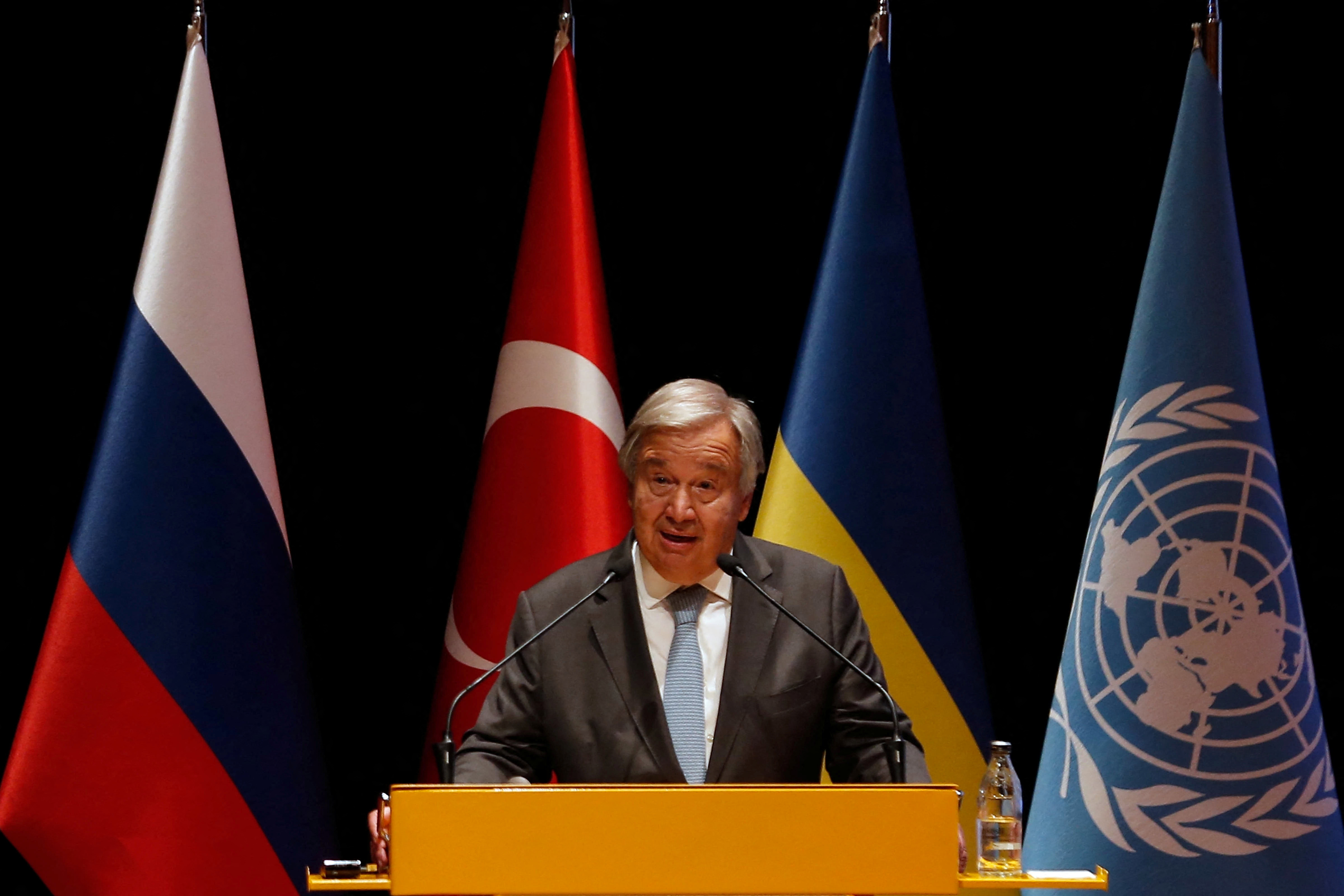 U.N. Secretary-General Guterres visits JCC in Istanbul