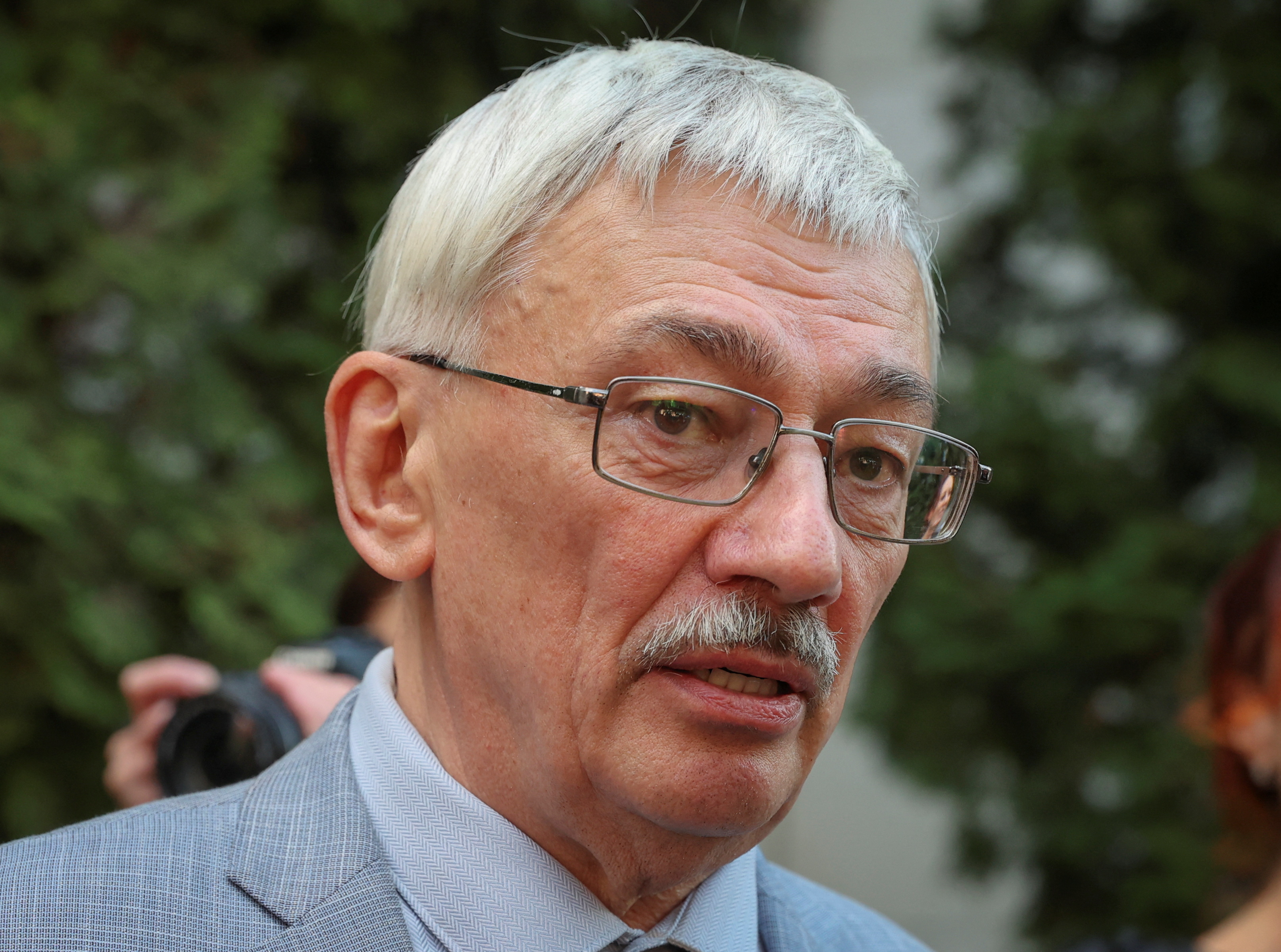Veteran Russian rights campaigner Orlov goes on trial for discrediting army