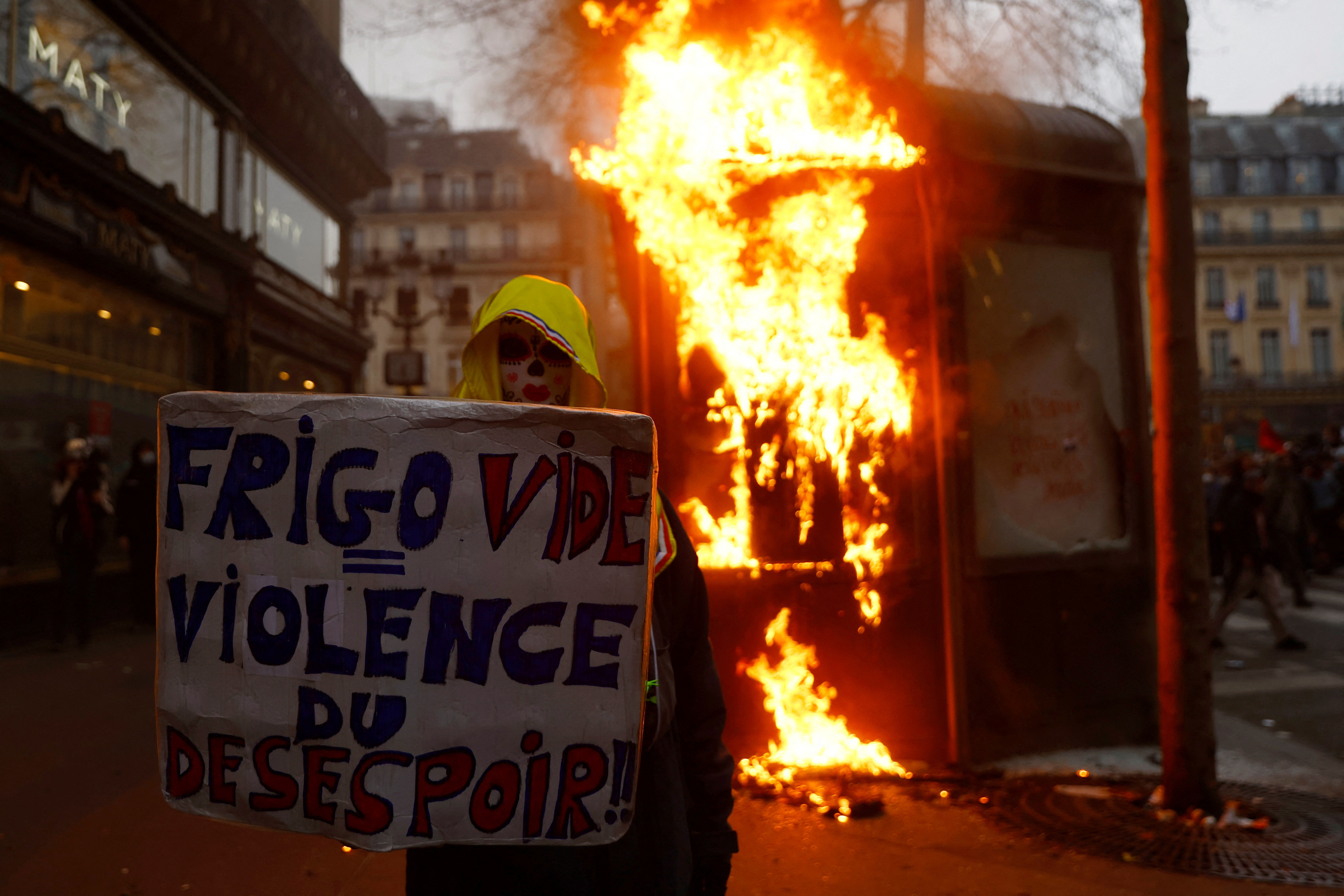 French Protesters Against Pension Reform Storm LVMH Paris — Anne of  Carversville