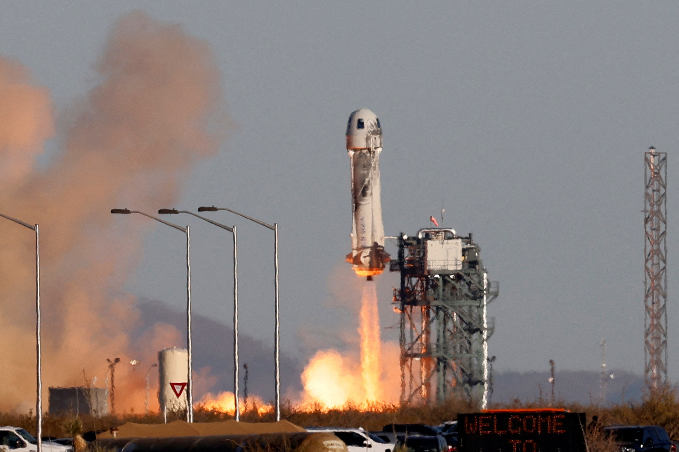 Why does Jeff Bezos's rocket look like that? An inquiry, Space