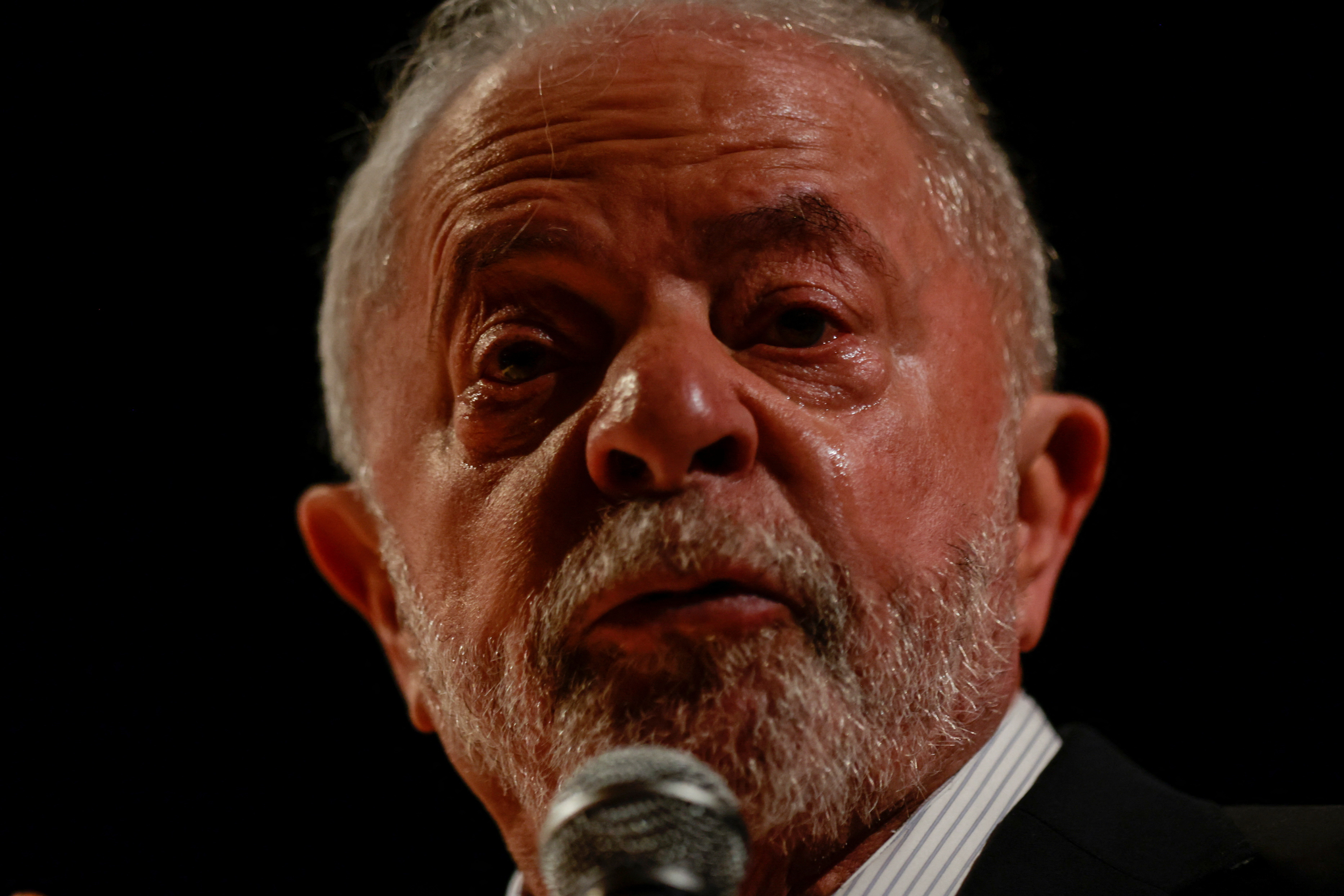 Brazilian President-elect Luiz Inacio Lula da Silva meets with members of the government transition team in Brasilia