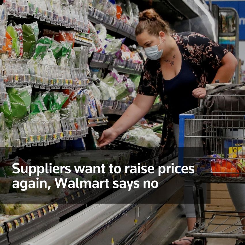 Walmart retrocede a medida que los principales proveedores de productos piden precios más altos