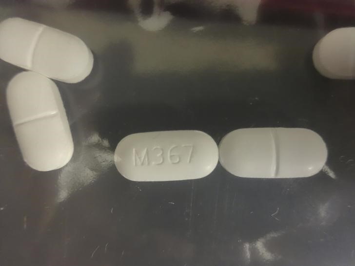 Drug Enforcement Administration photo of a seized counterfeit hydrocodone tablets in the investigation of a rash of fentanyl overdoses in northern California