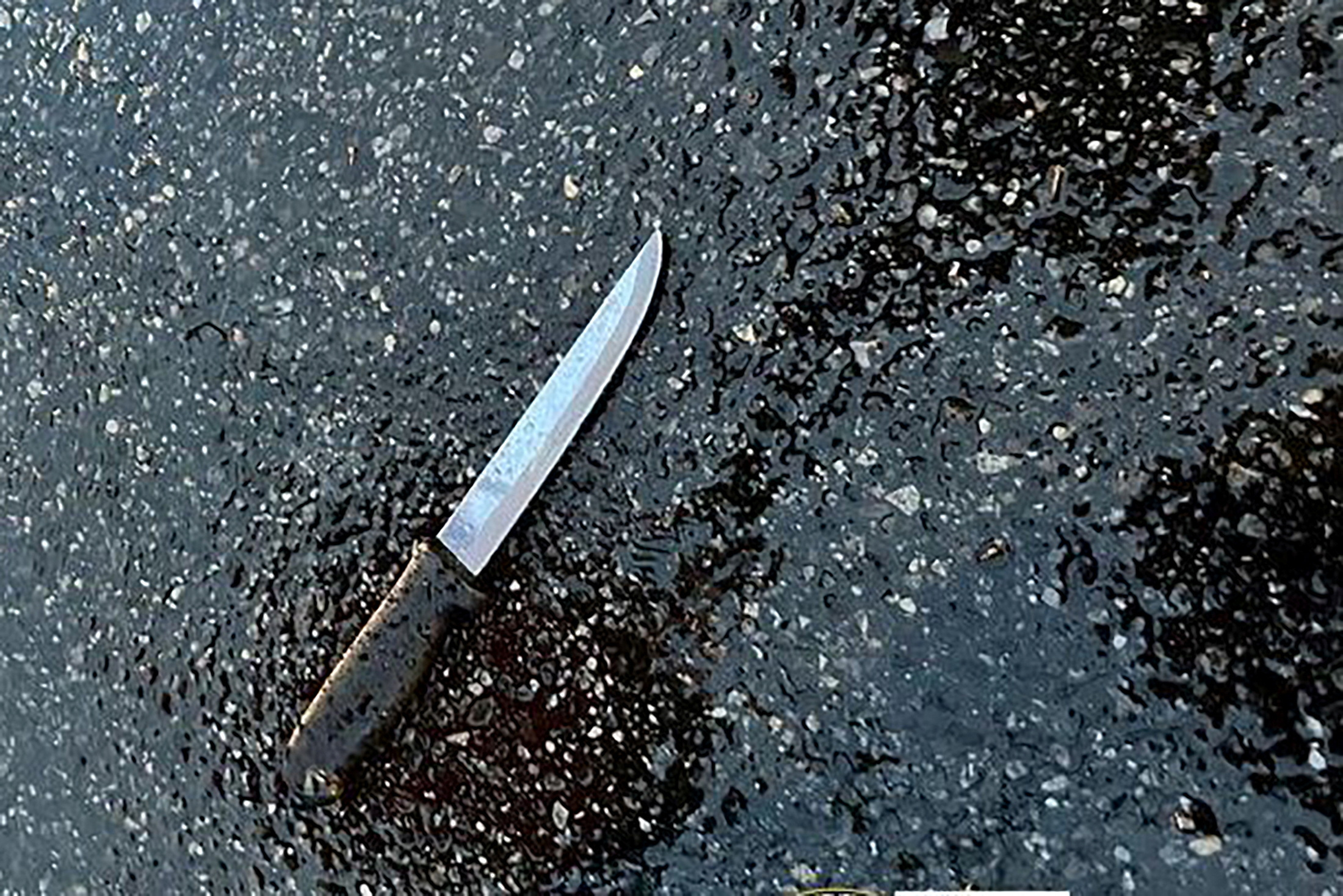 Knife found at the scene after a man, who was later shot dead by police, killed four members of his extended family in Queens