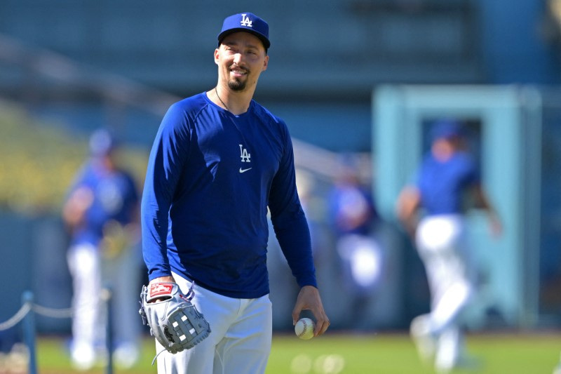Dodgers LHP Blake Snell (elbow) scratched from start, placed on IL