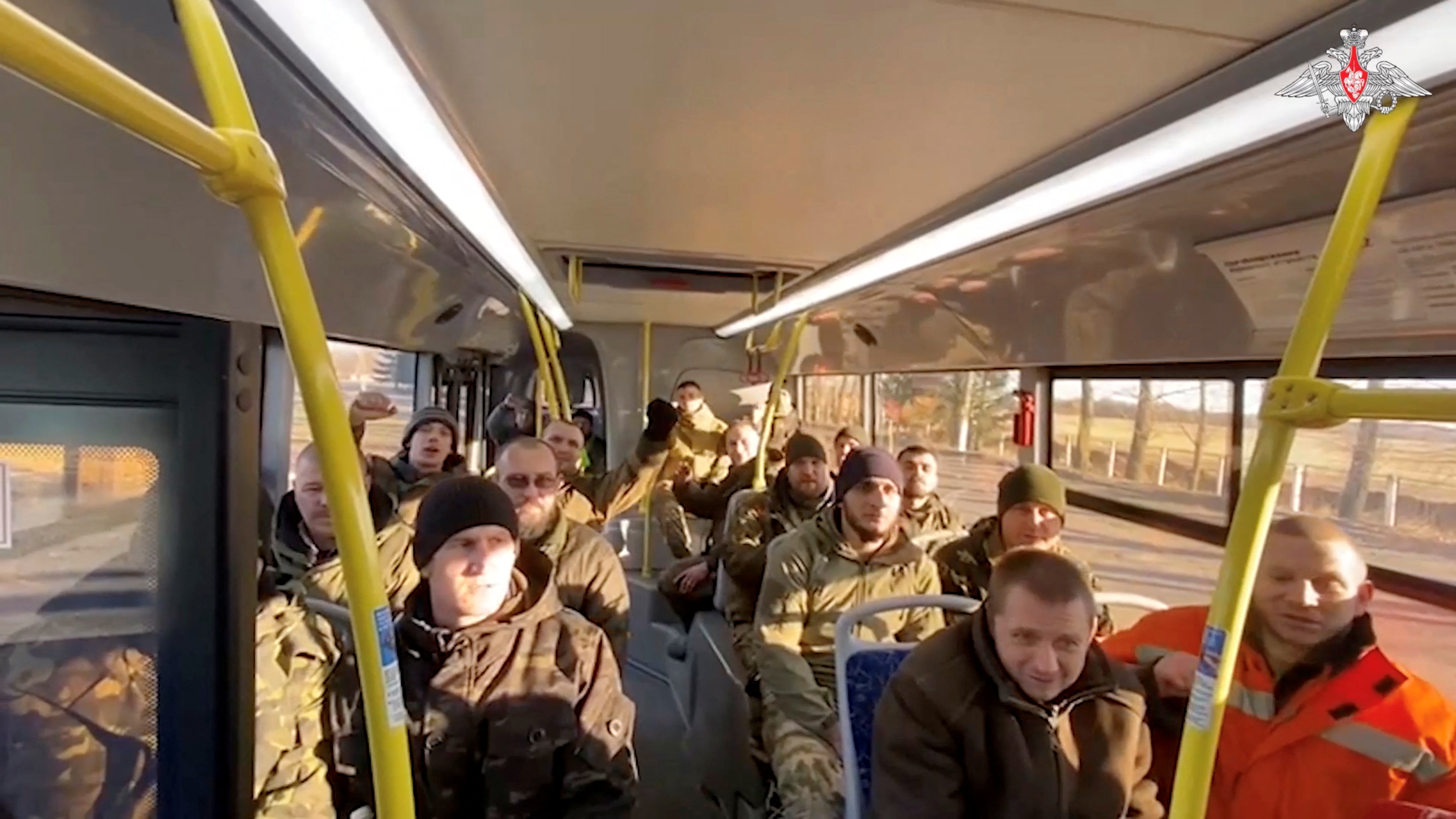 Russian defence ministry shows Russian POWs released after Ukraine swap