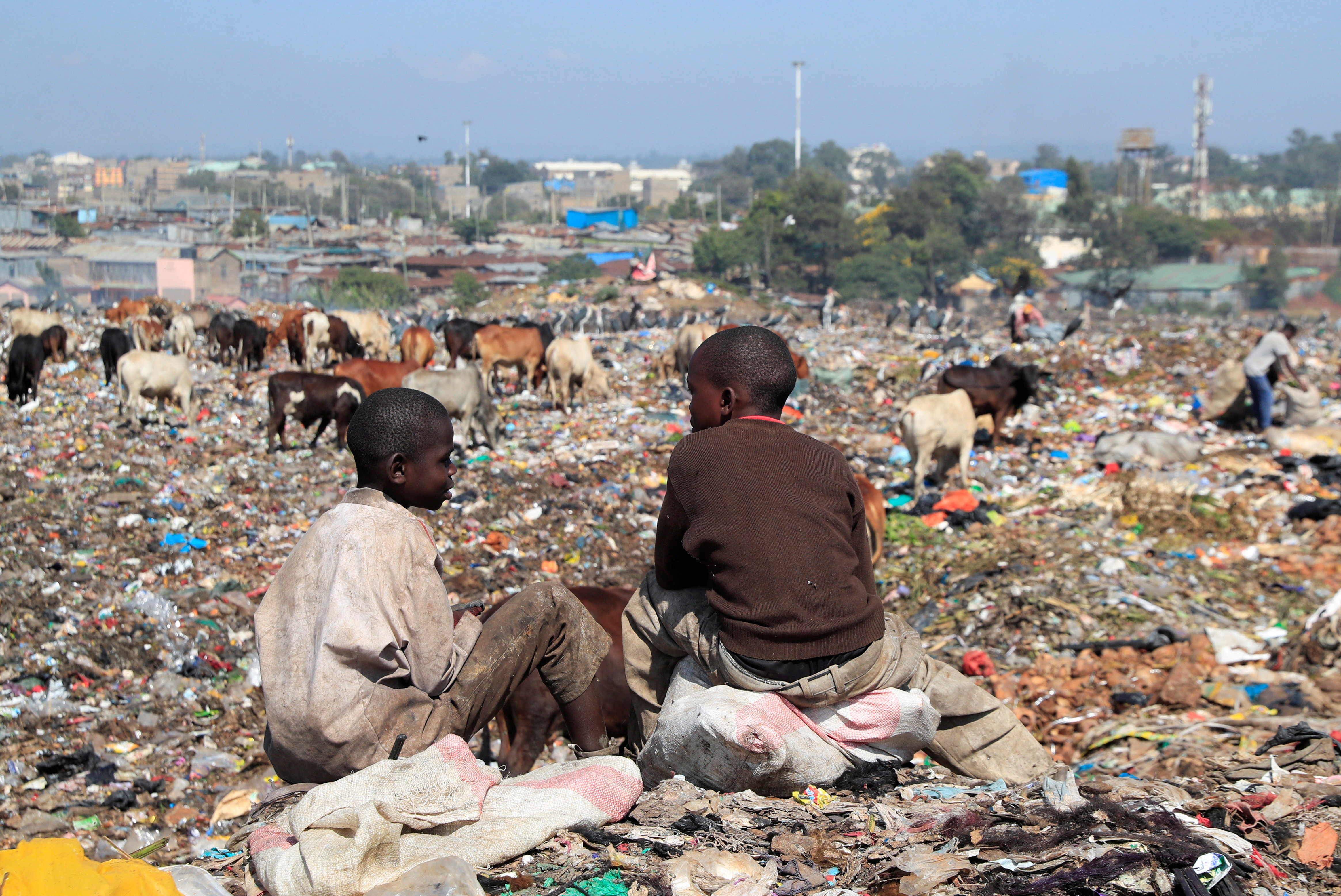 U.N. members begin talks on global plastic waste treaty, in Nairobi