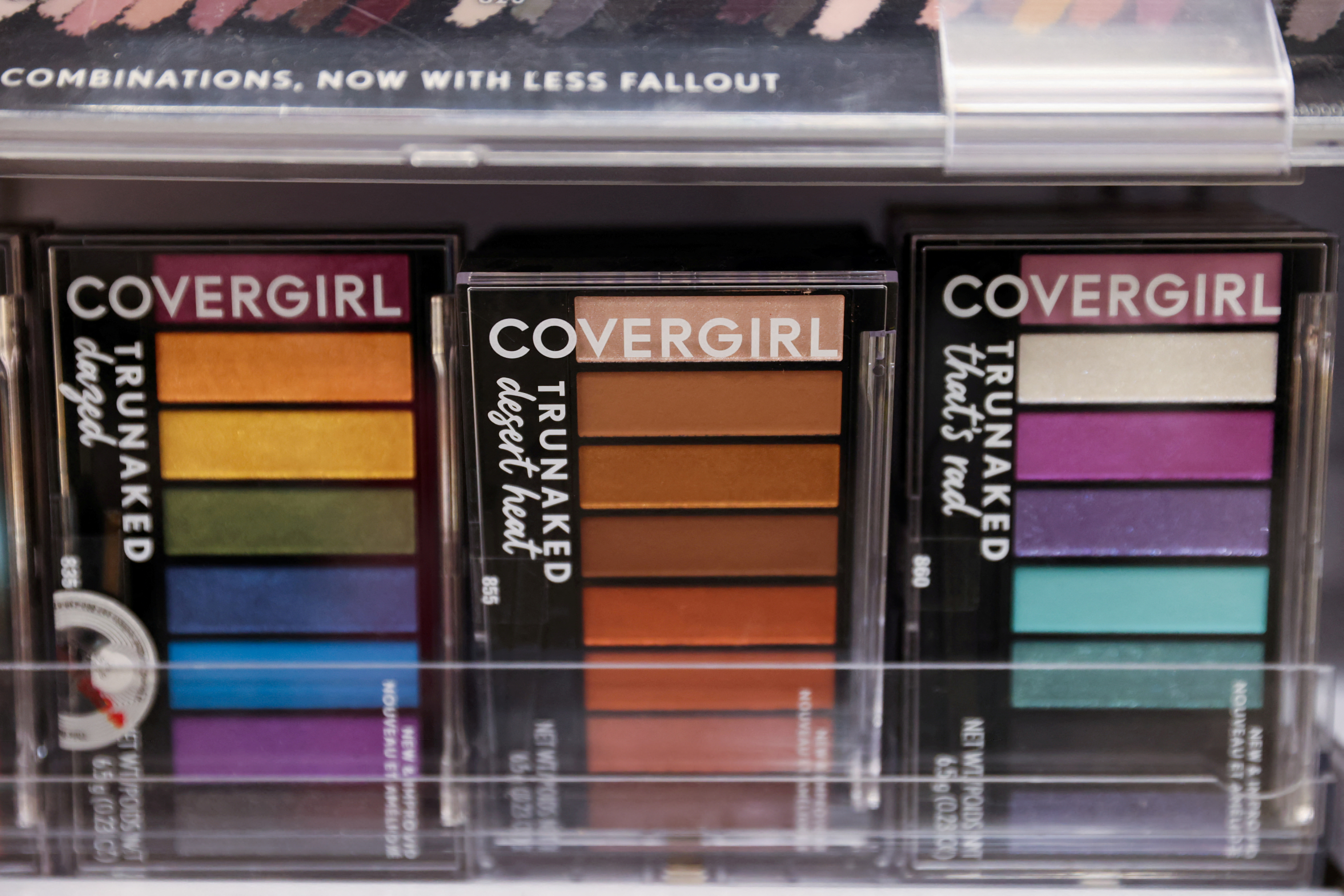 Covergirl makeup, owned by Coty Inc., is seen for sale in Manhattan, New York City