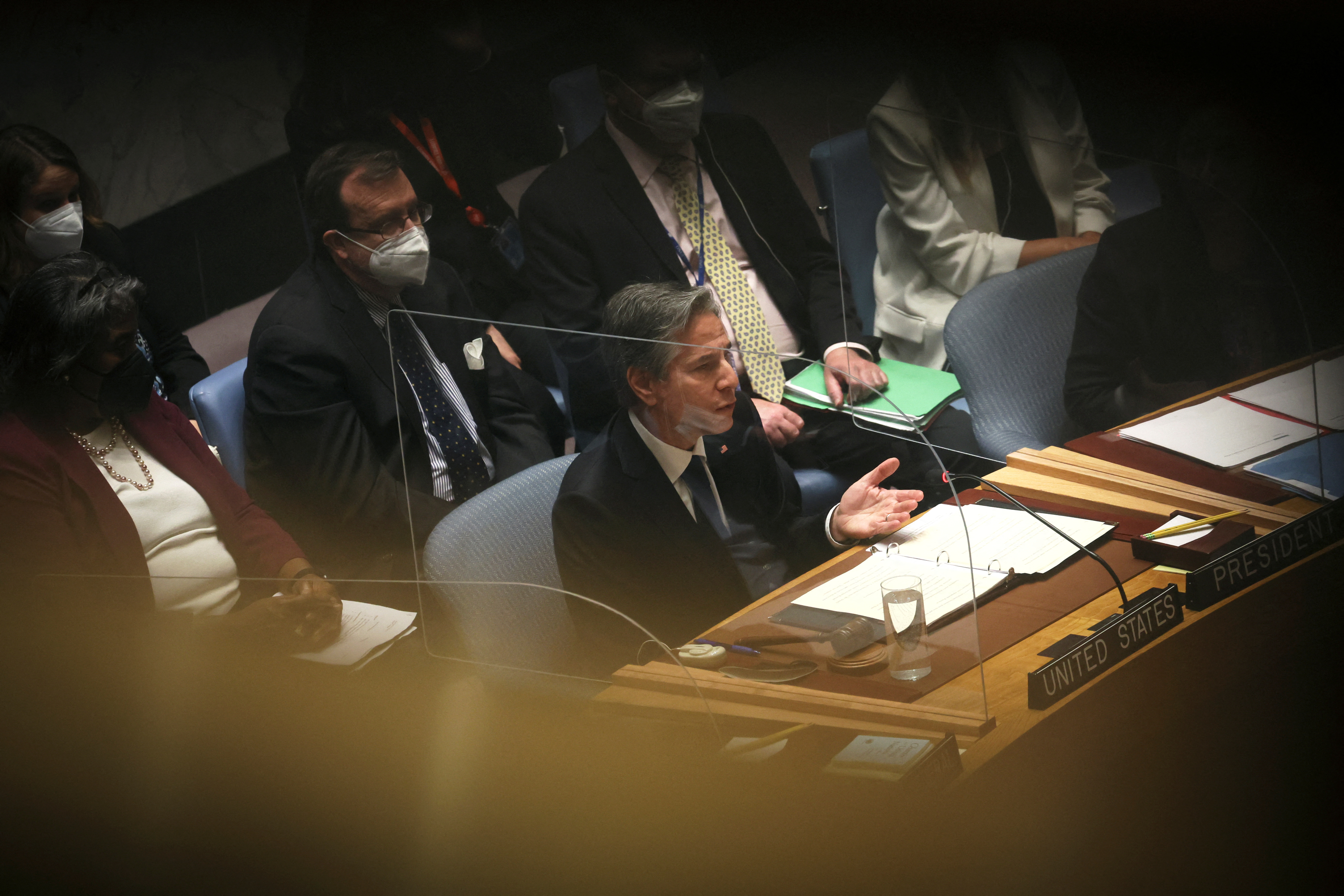U.S. Secretary of State Antony Blinken chairs Security Council meeting at U.N. in New York