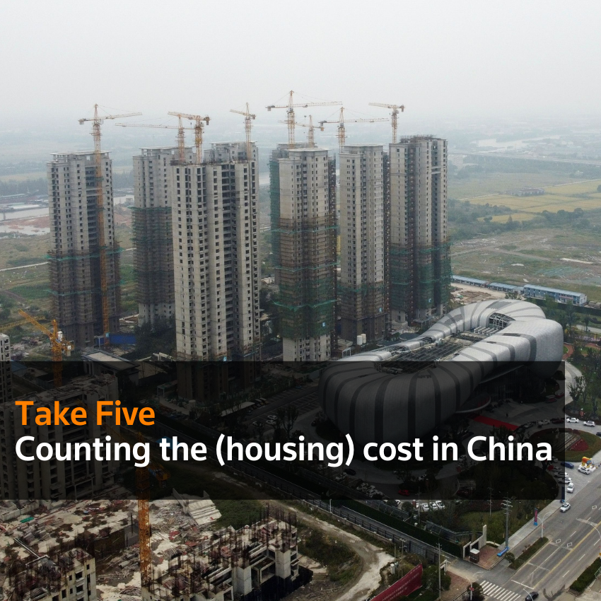 Toma cinco: contando el costo (de la vivienda) en China
