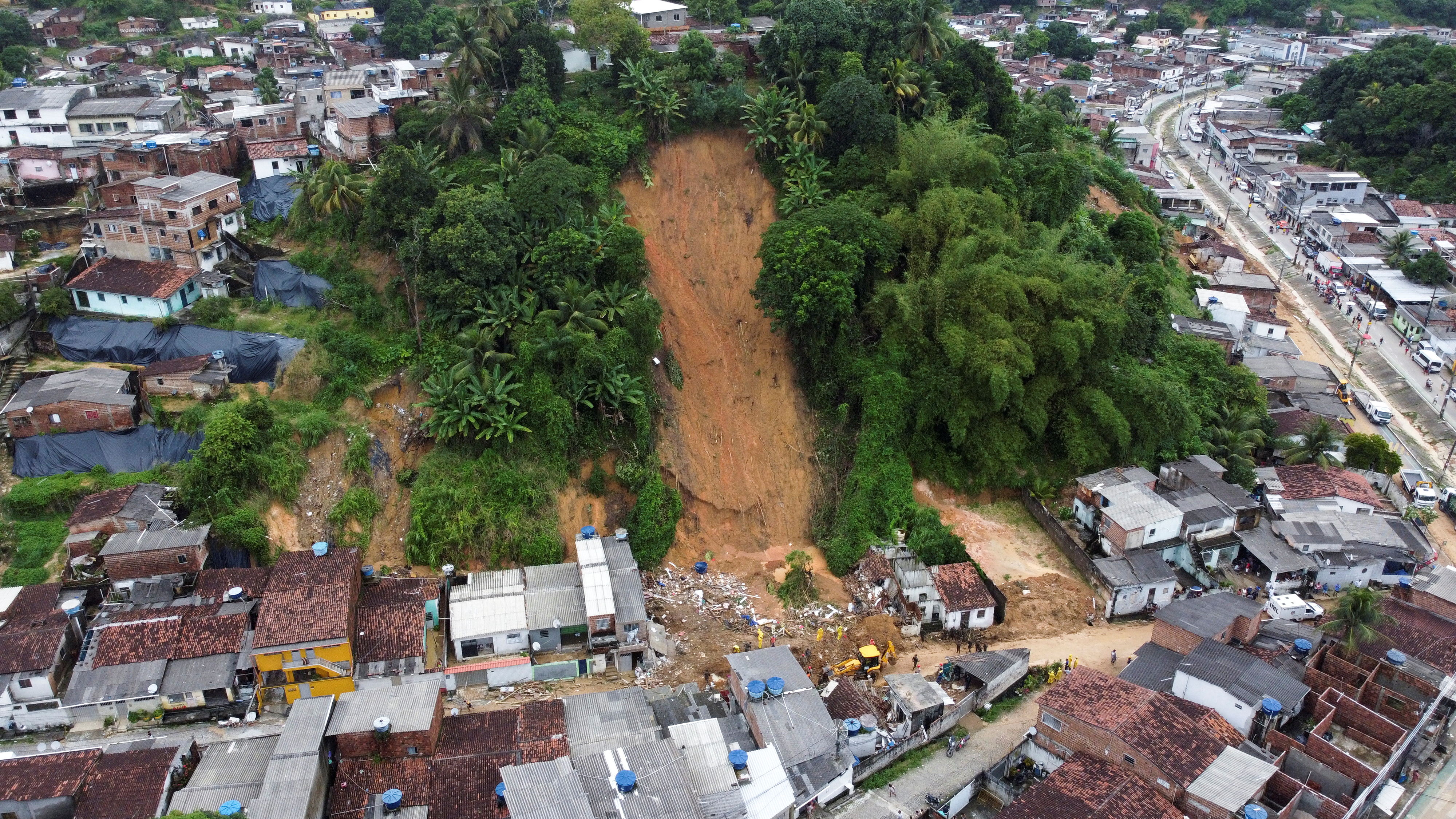 Massive floods due to overflowing Acre River in Brasiléia of Acre state,  Brazil 🇧🇷 (27.02.2024) It's second worst flood in history. More than 3  thousand people had to leave their homes. the