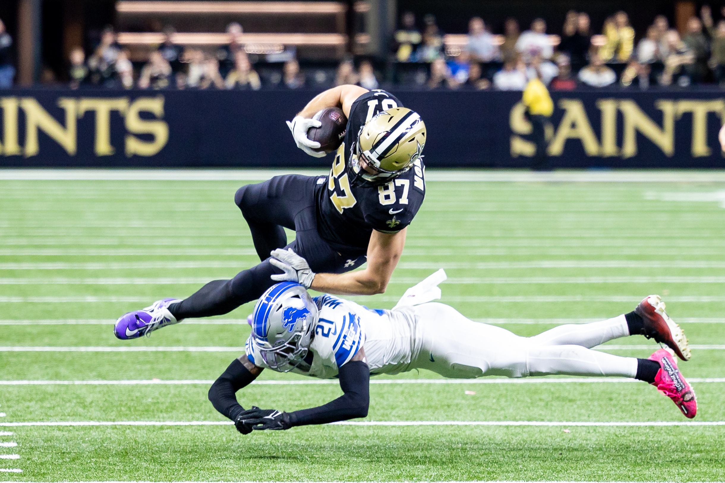 New Orleans Saints went to extremes to defend Detroit Lions wide