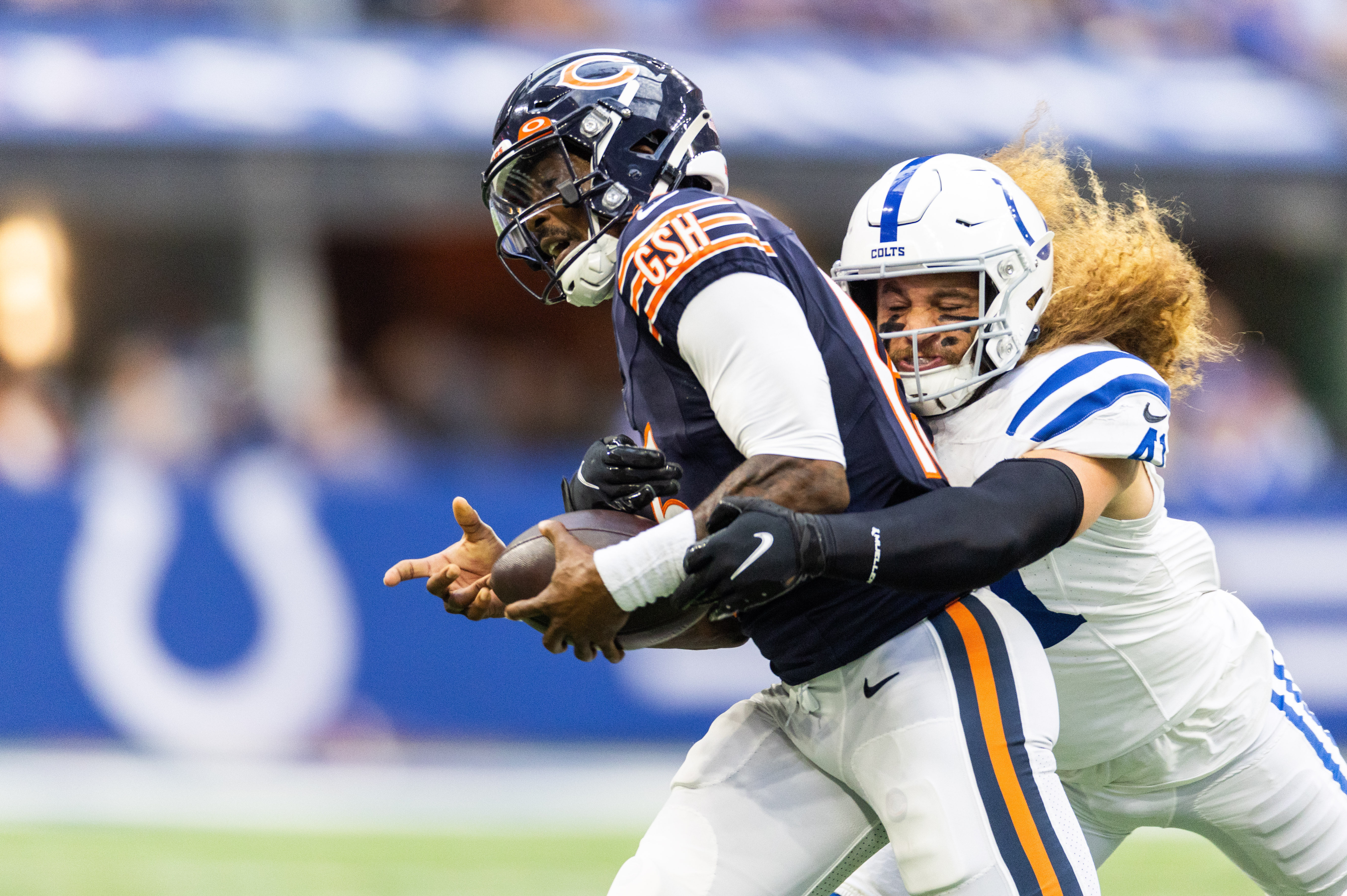 Juwann Winfree catches for a 4-yard Touchdown vs. Chicago Bears 