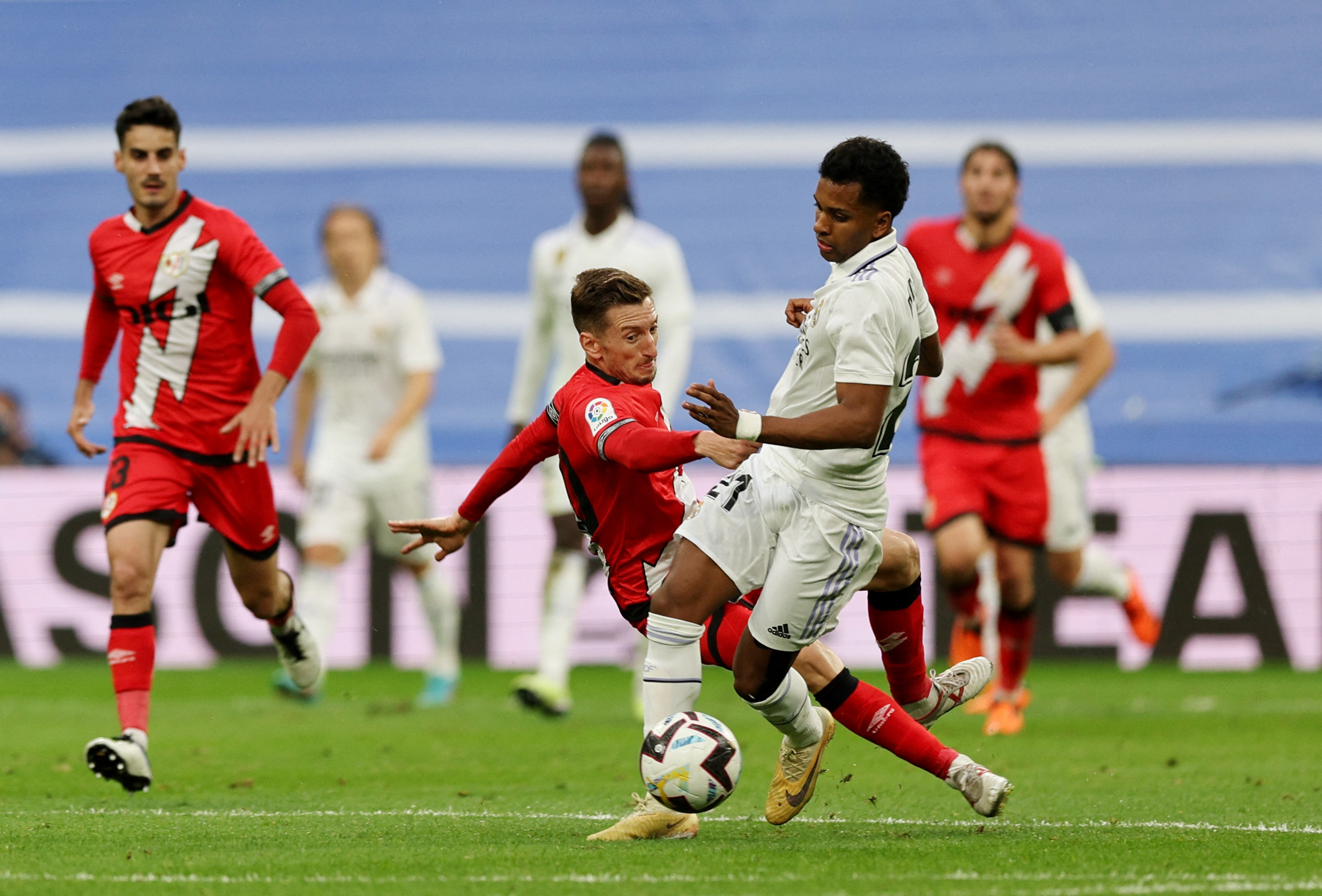 Rodrygo raises fist in Vinicius tribute after earning Madrid win over Rayo