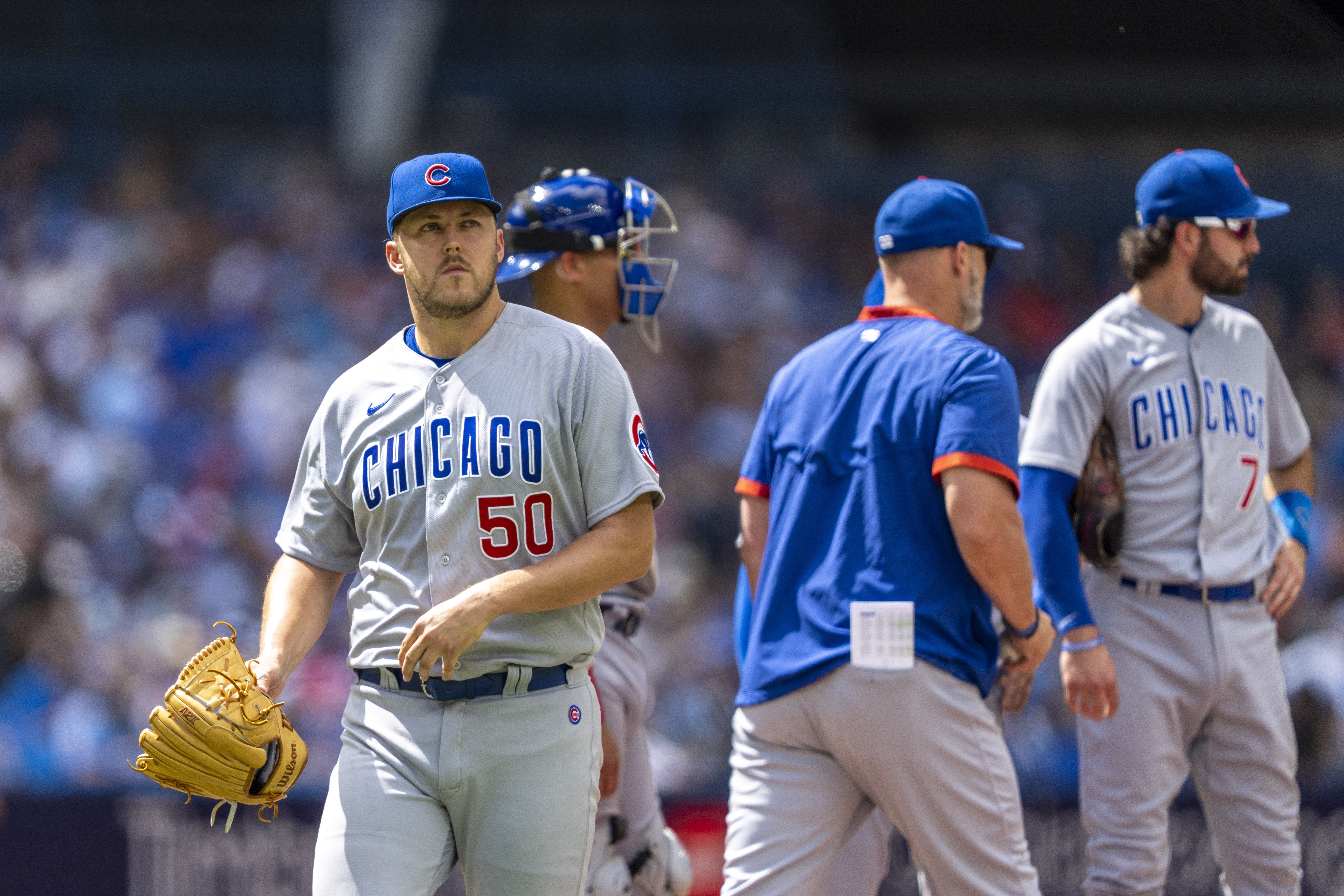 Varsho has 5 RBIs, Ryu gets first win since surgery as Jays avoid sweep,  beat Cubs 11-4 - Newsday