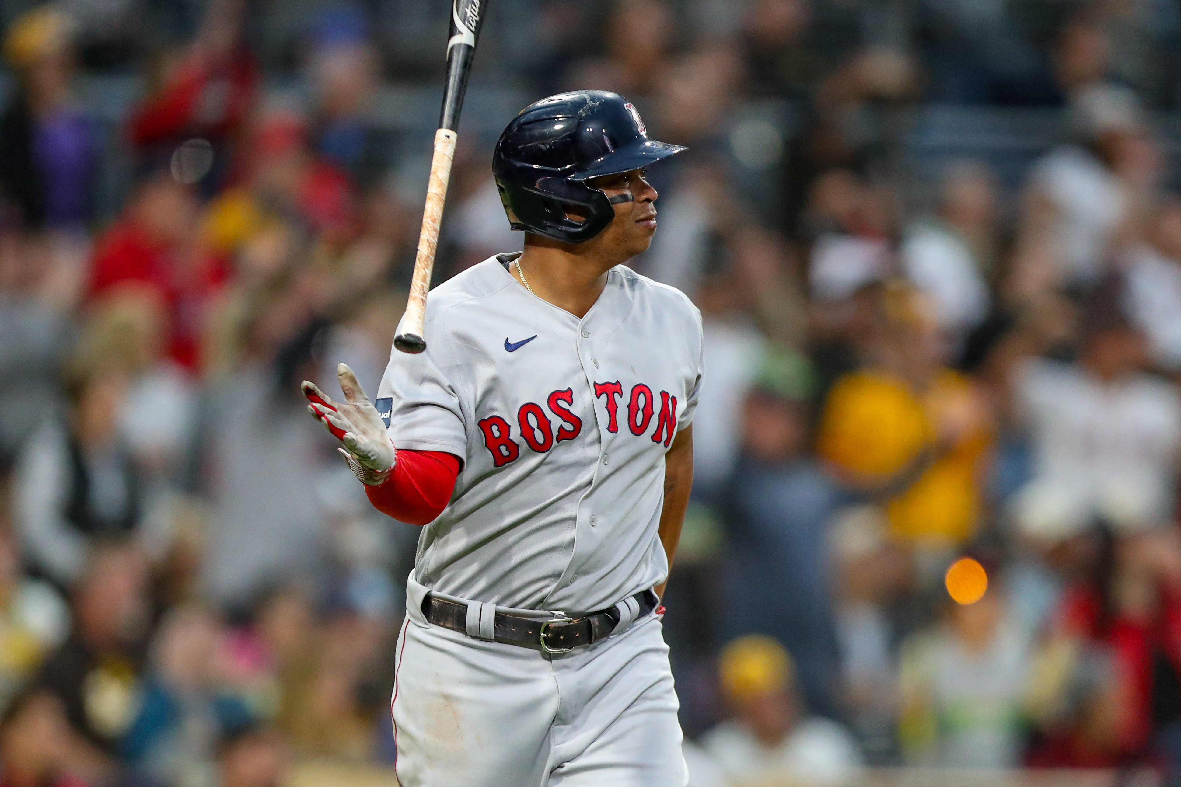 Rafael Devers hits 2 homers in opener vs. Padres