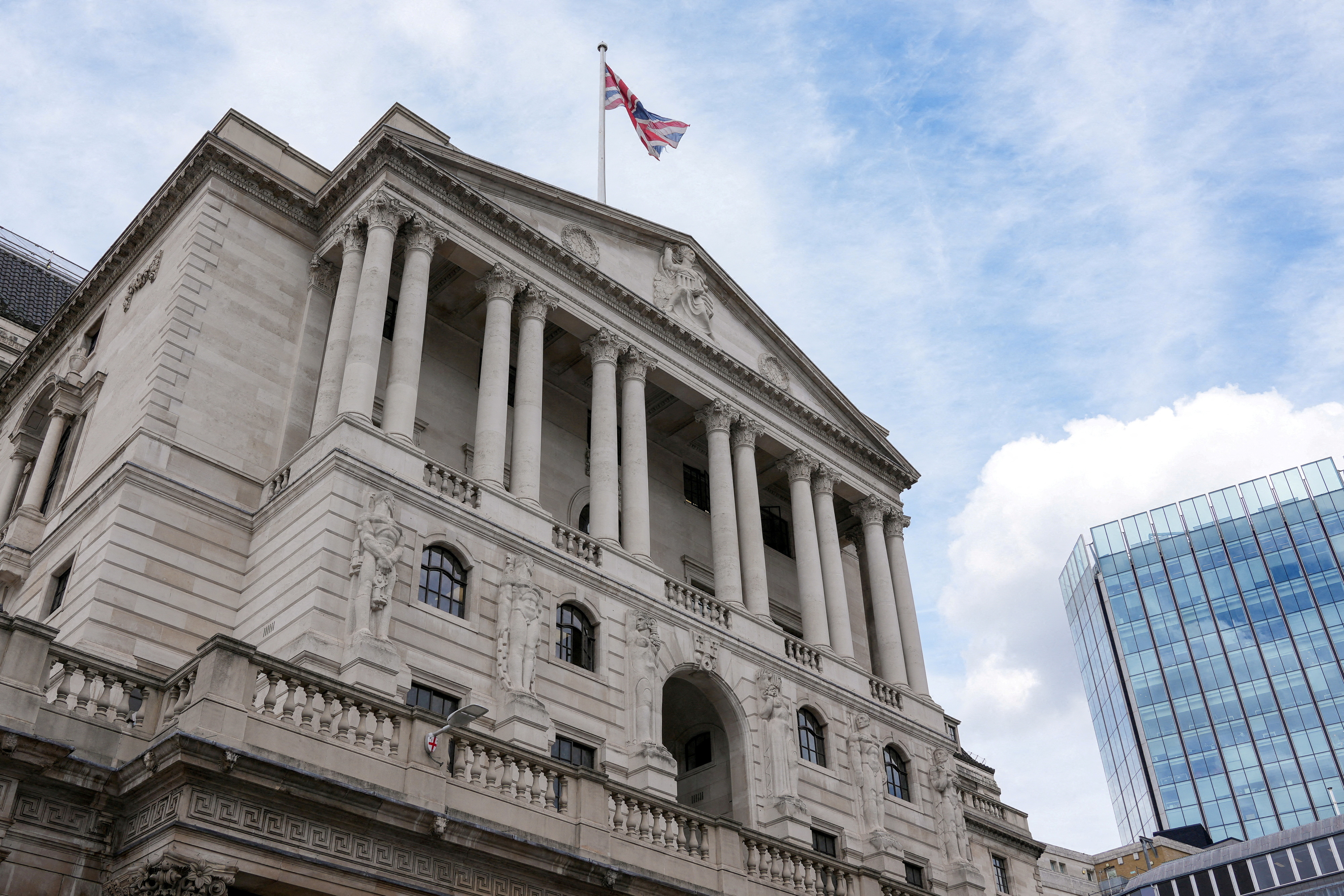 Bank of England (BoE) building