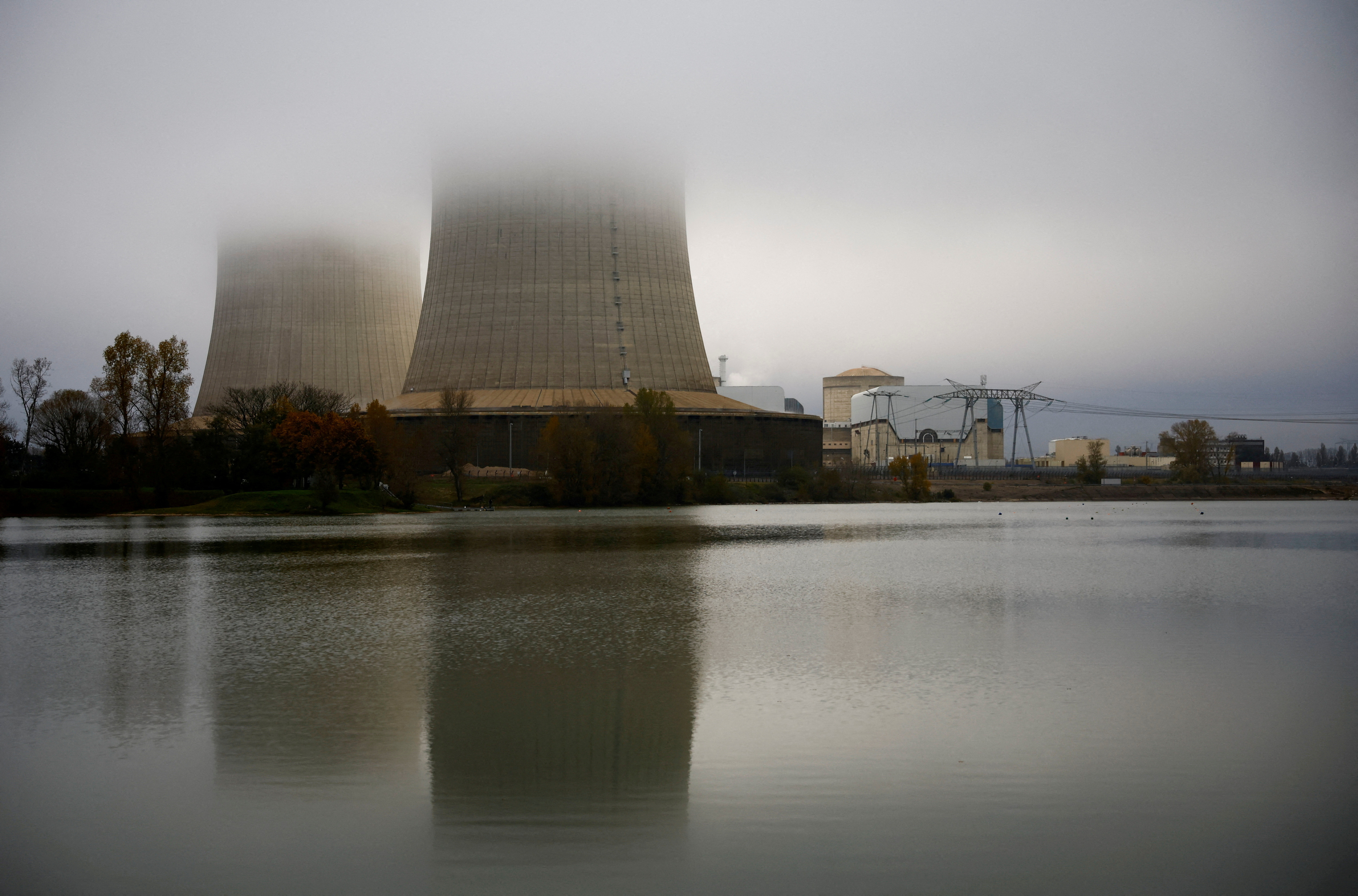 Electricite de France (EDF) nuclear power plant seen in Saint-Laurent-Nouan