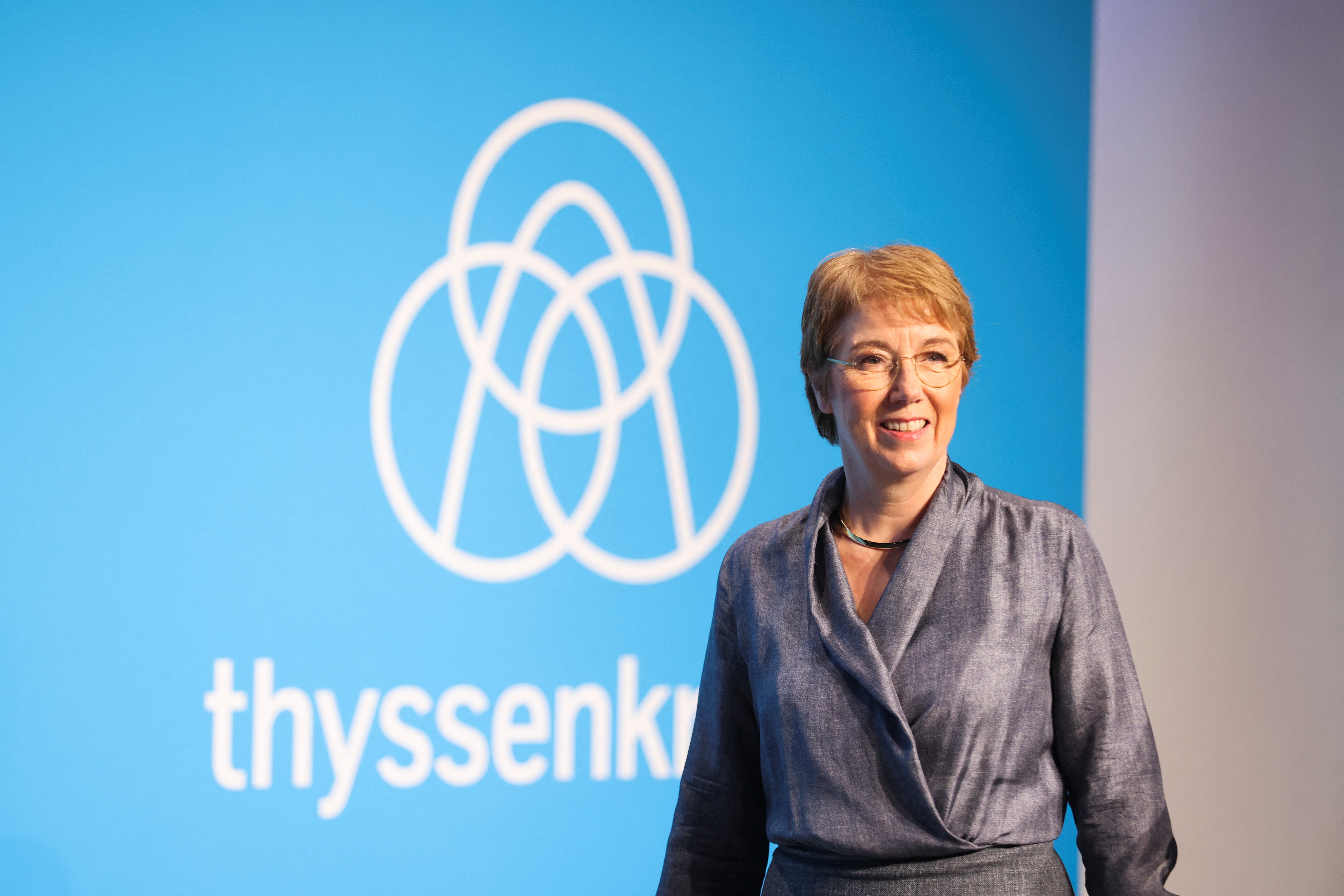 ThyssenKrupp AG annual results news conference in Essen