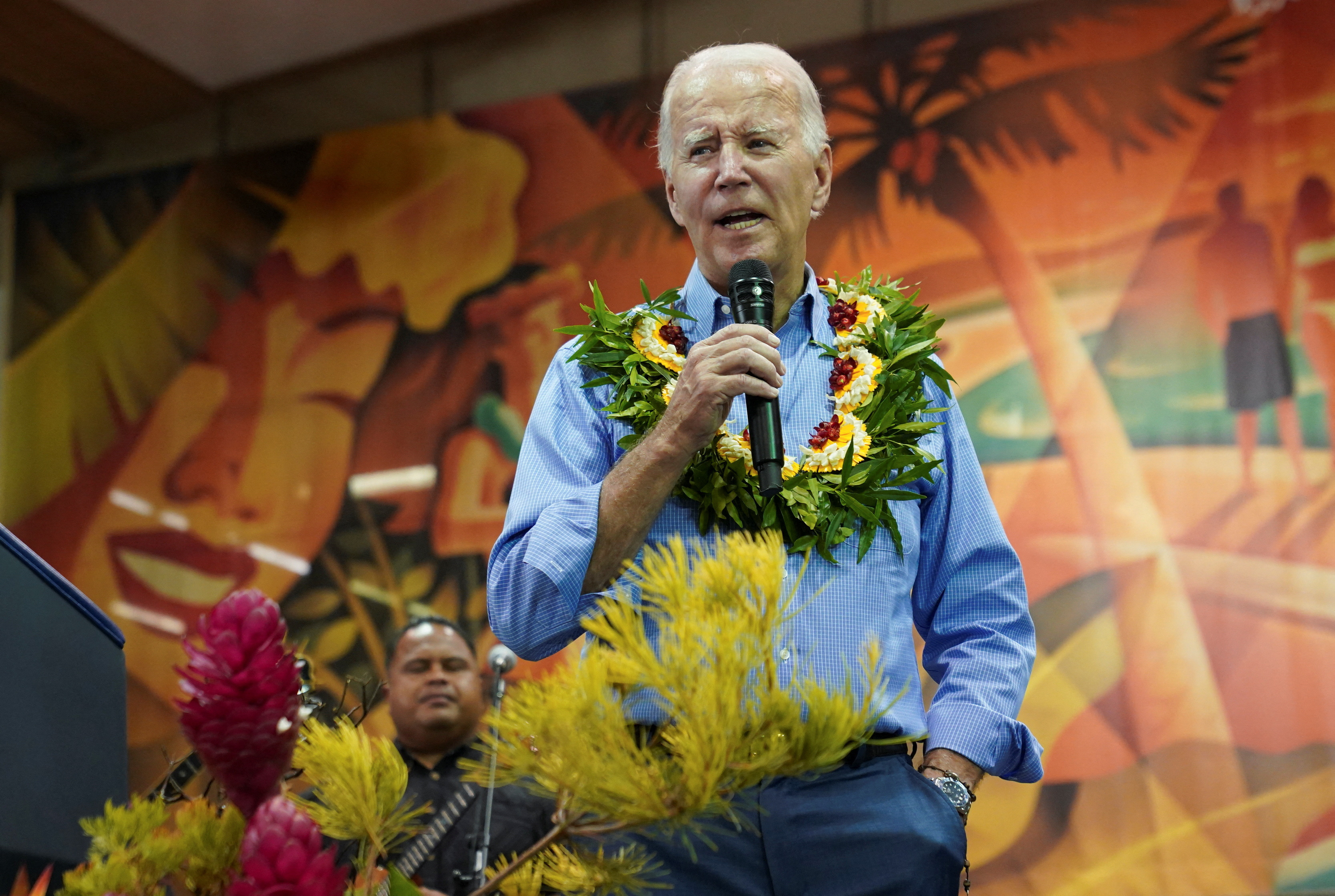 U.S. President Joe Biden and first lady Jill Biden visit Maui