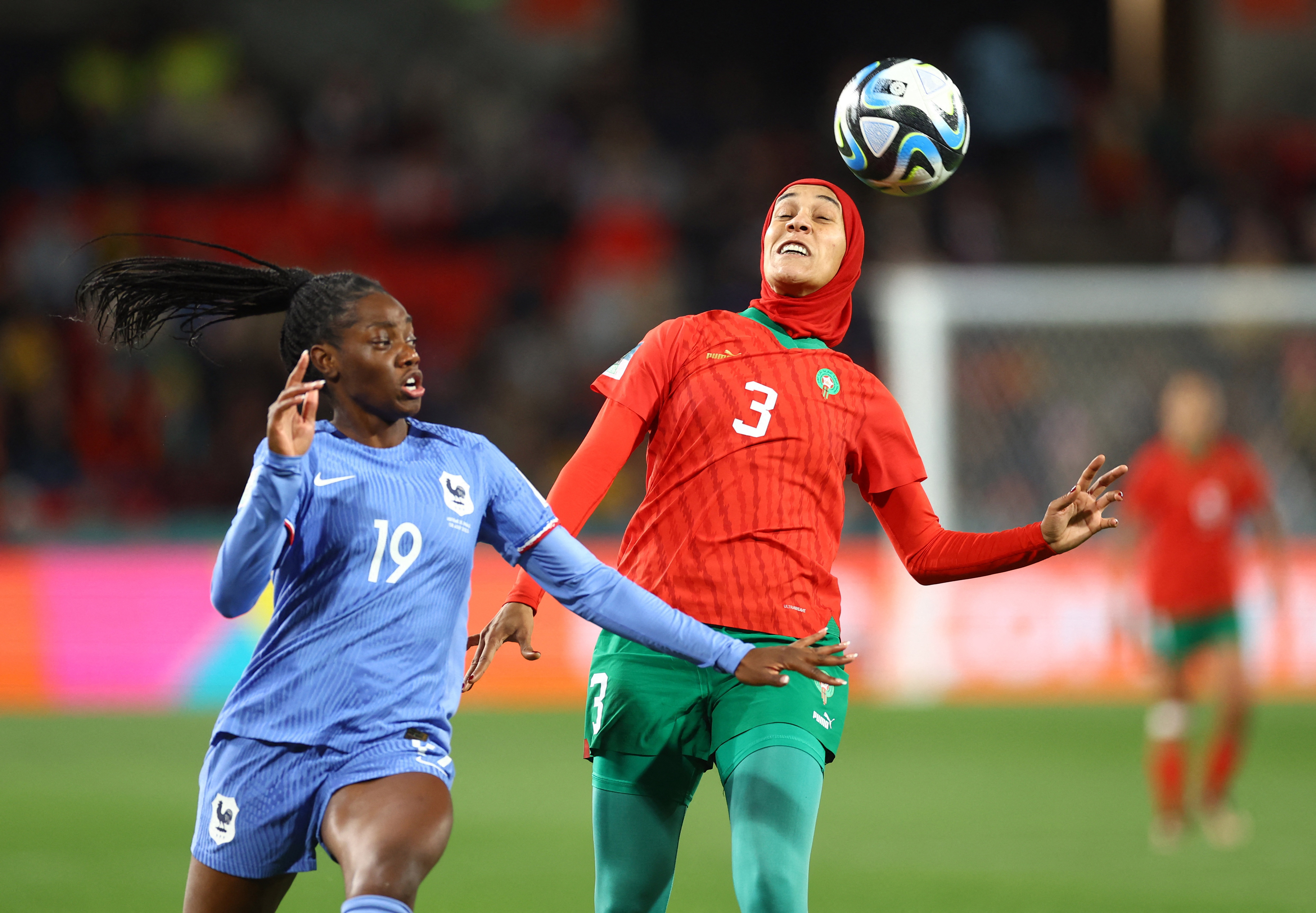 Le Sommer scores brace in France's 4-0 last-16 win over Morocco