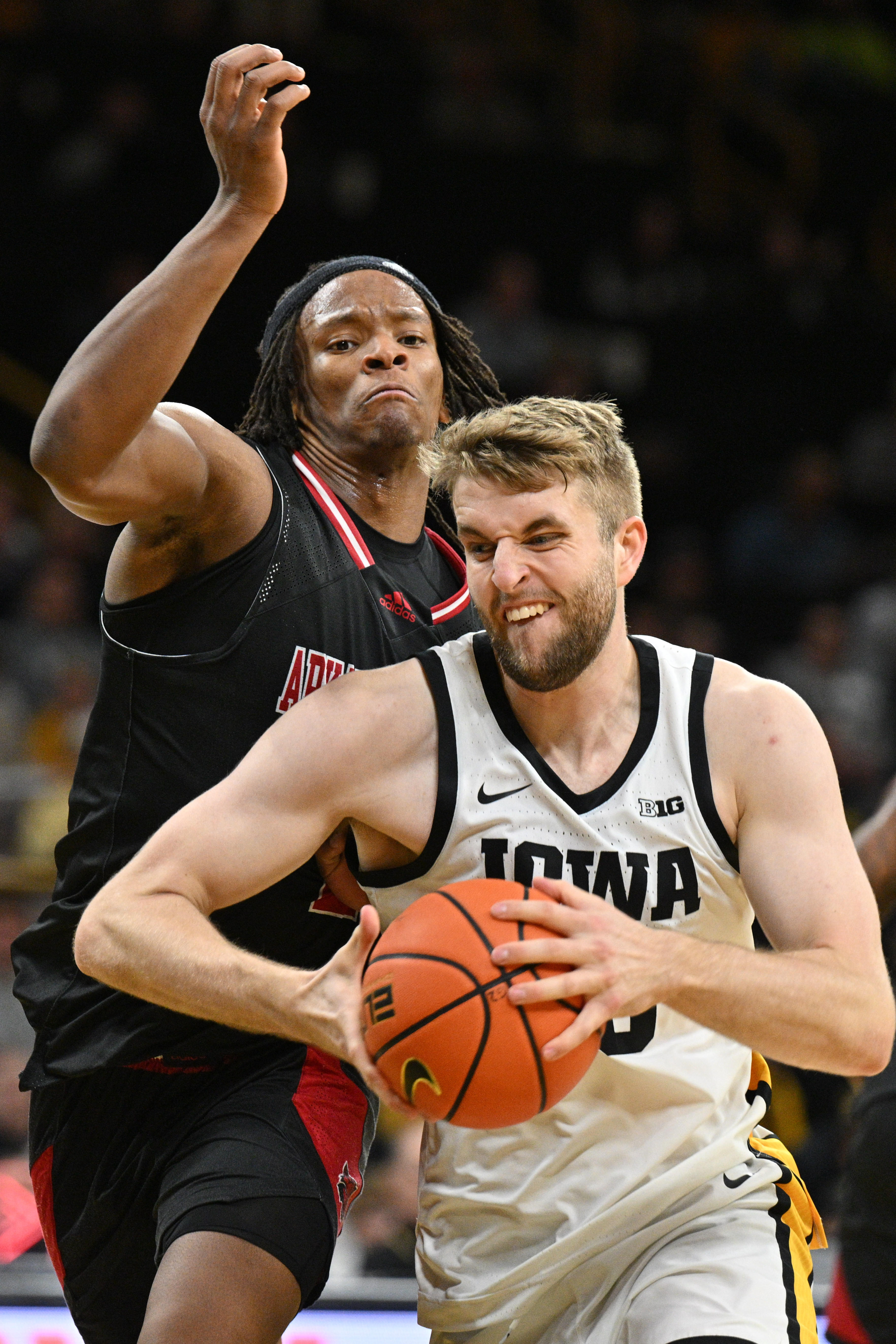 Iowa men's basketball scrapes by Arkansas State, 88-74, in game