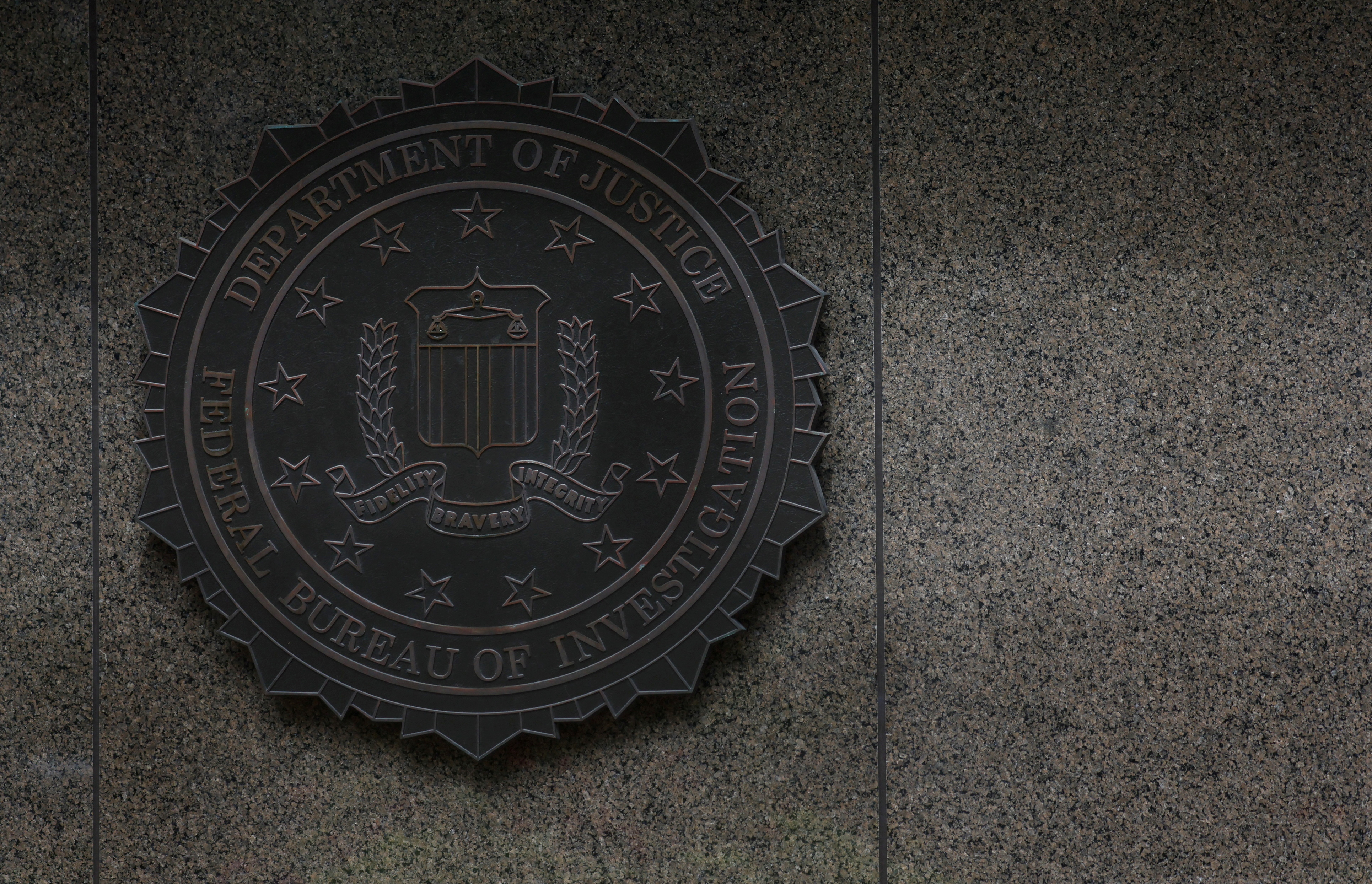 Scenes outside of the FBI building in Washington