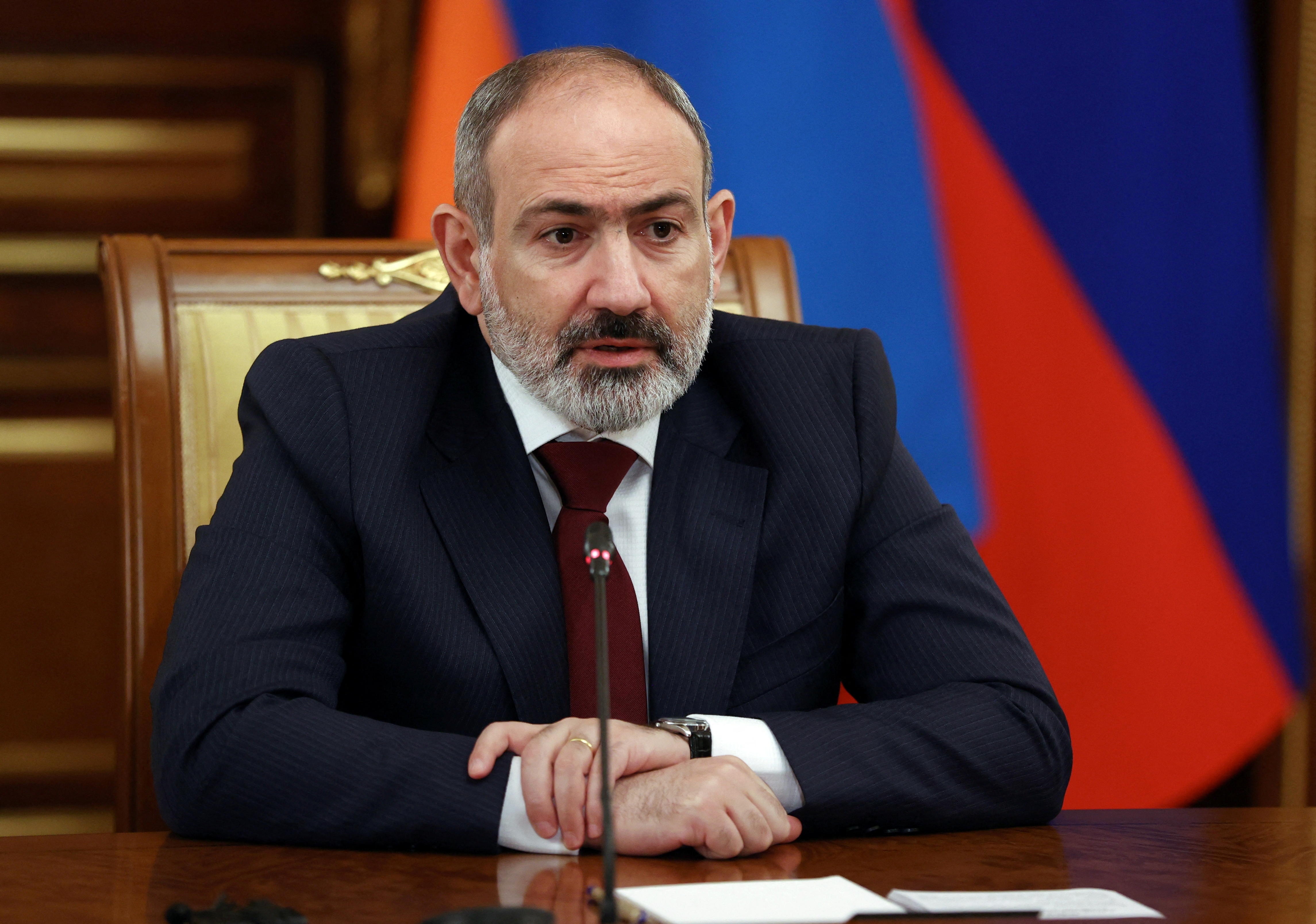 Prime Minister Pashinyan said he was ready to take in the ethnic Armenians  of Nagorno-Karabakh' - France 24