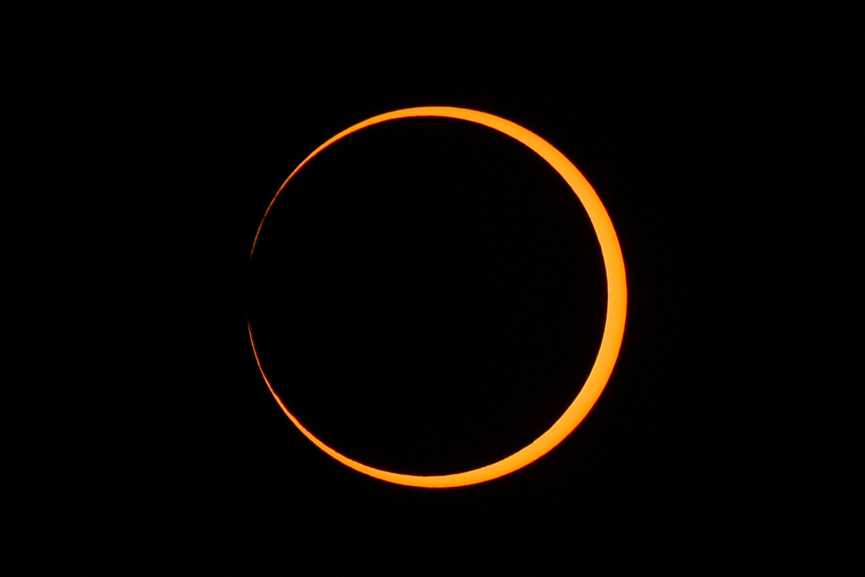 A partial solar eclipse is observed in Colombia