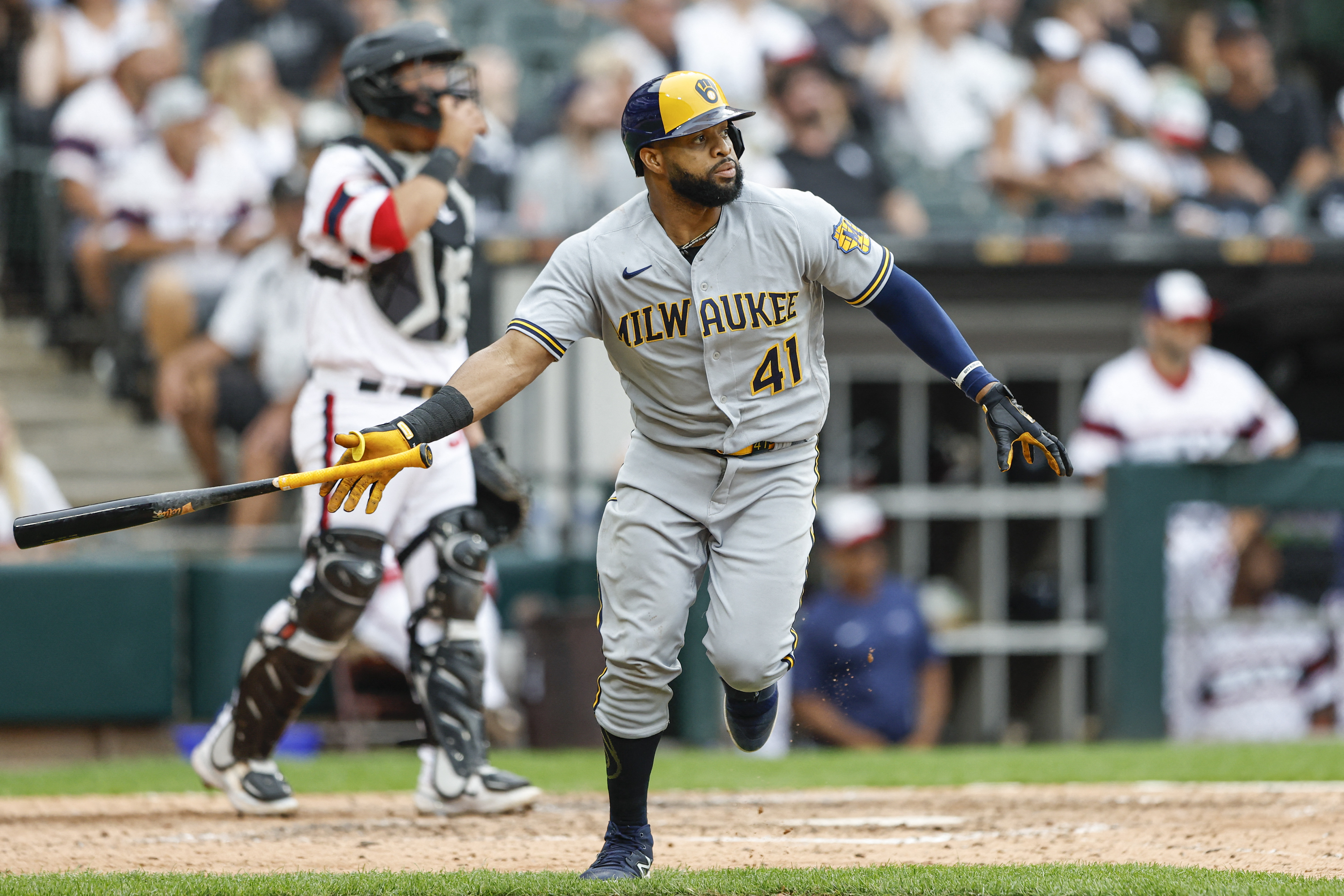 Freddy Peralta, Carlos Santana push Brewers past White Sox