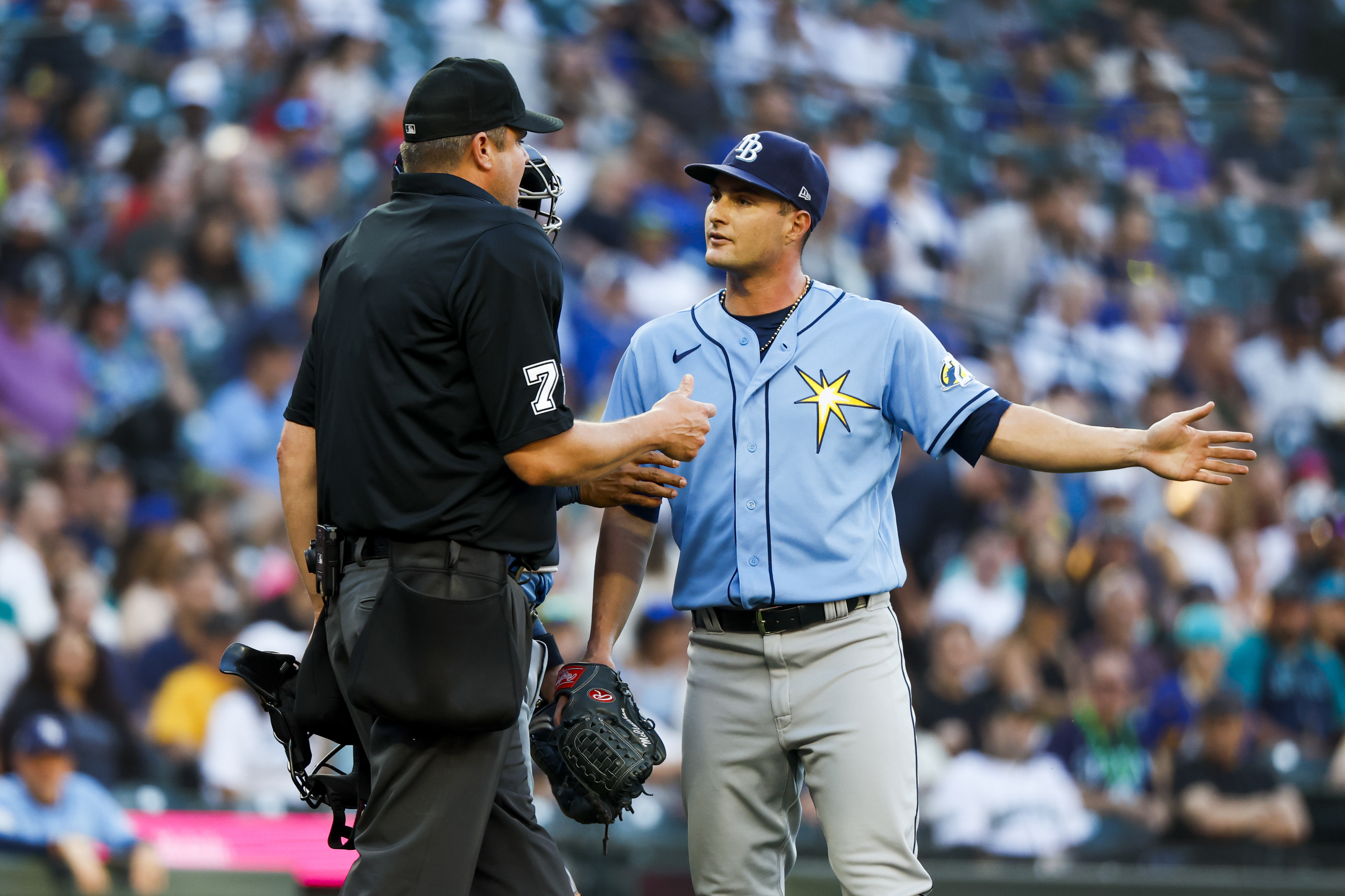 Rays score 15 unanswered runs to rally for 15-4 win over sinking Mariners –  KGET 17